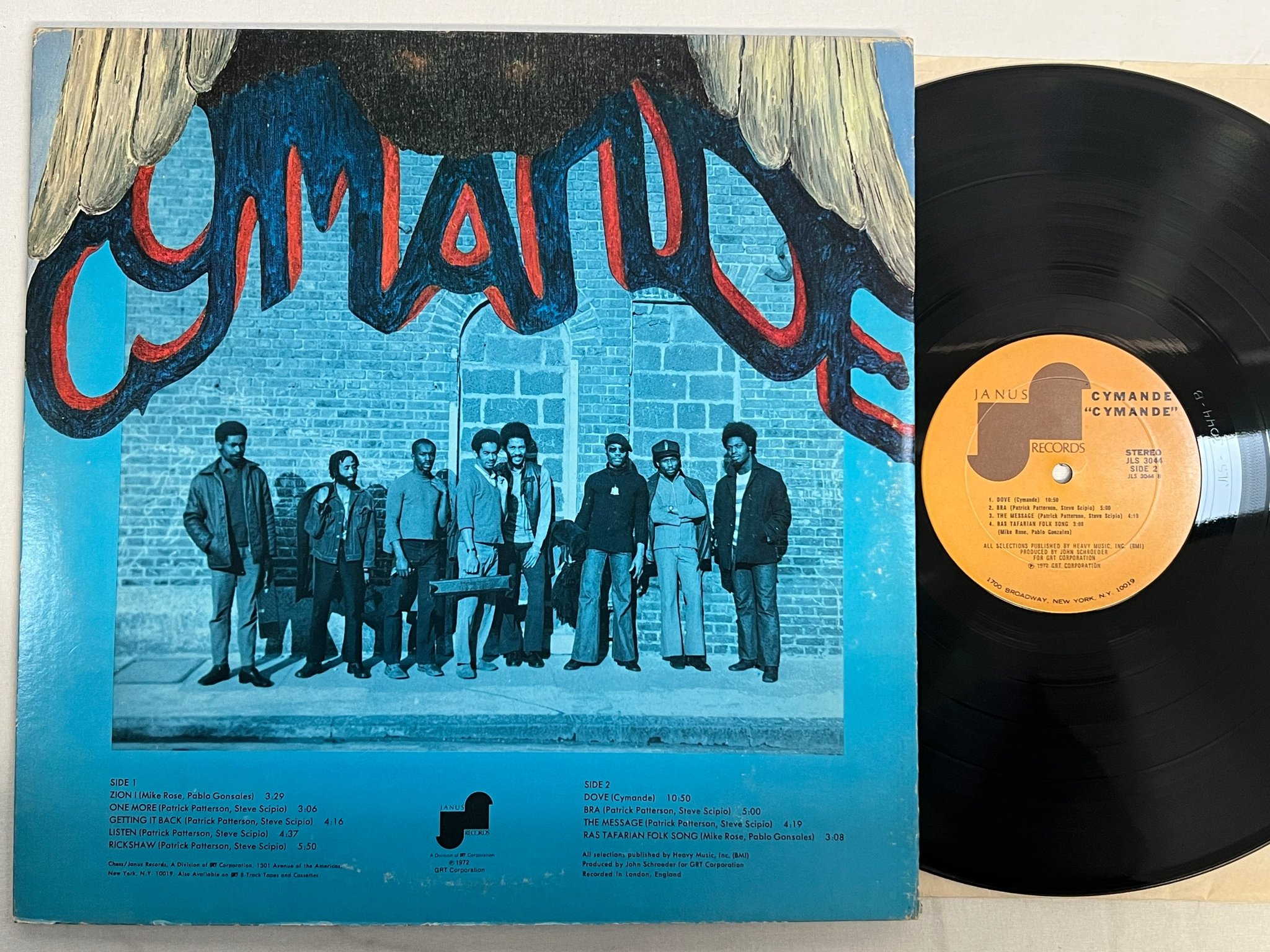 Omslagsbild för skivan CYMANDE s/t LP -72 JANUS JLS 3044 **** A wonderful album ****
