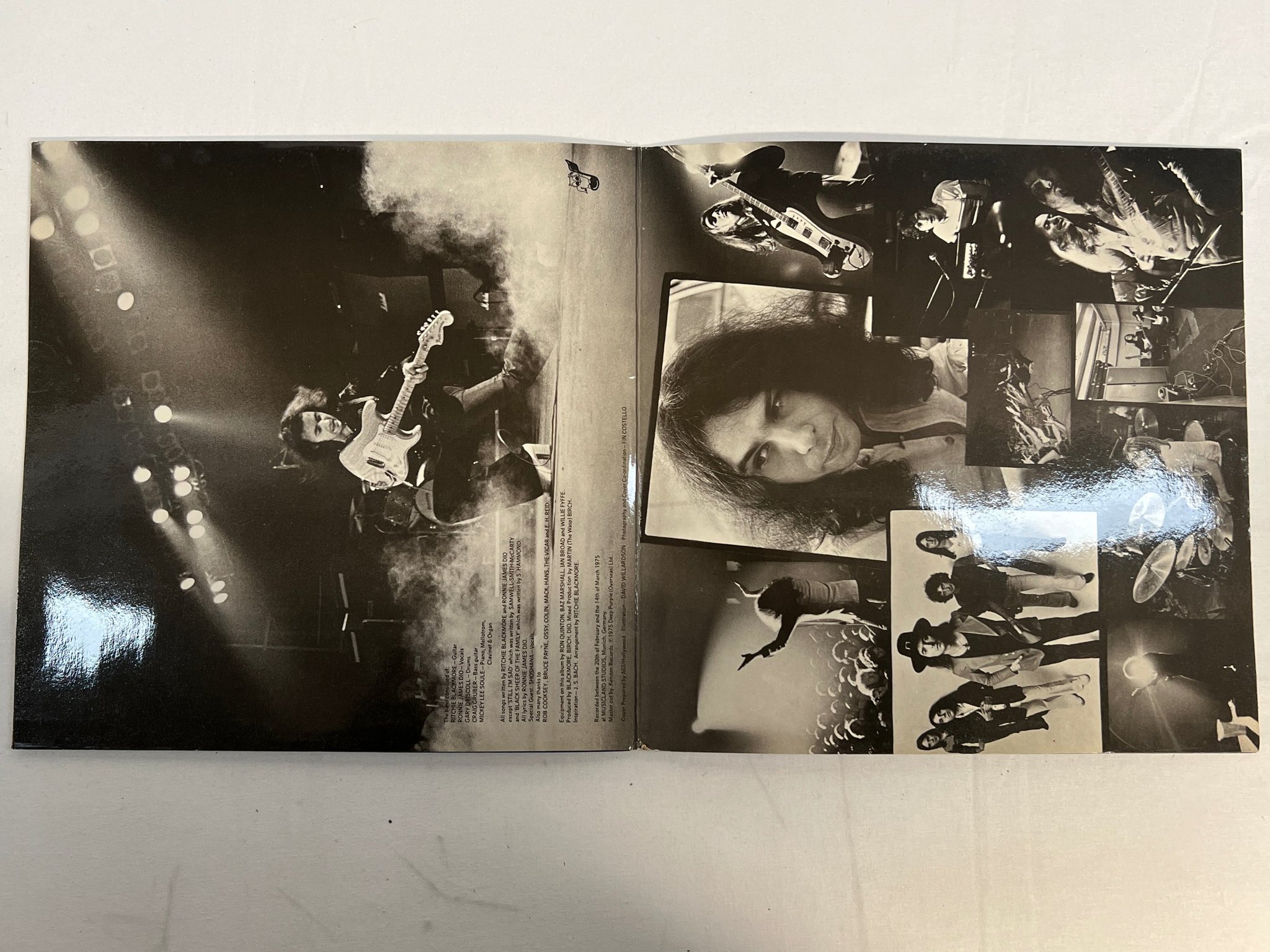 Omslagsbild för skivan RITCHIE BLACKMORE'S RAINBOW s/t LP -75 OYSTER OYA 2001