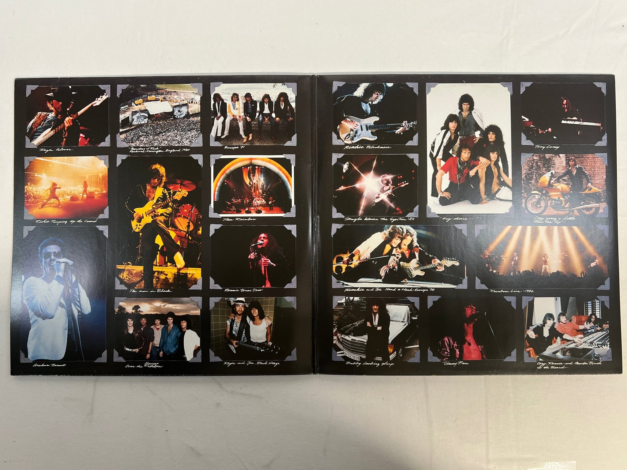 Omslagsbild för skivan RAINBOW finyl vinyl 2xLP -86 Ger POLYDOR 827 987-1