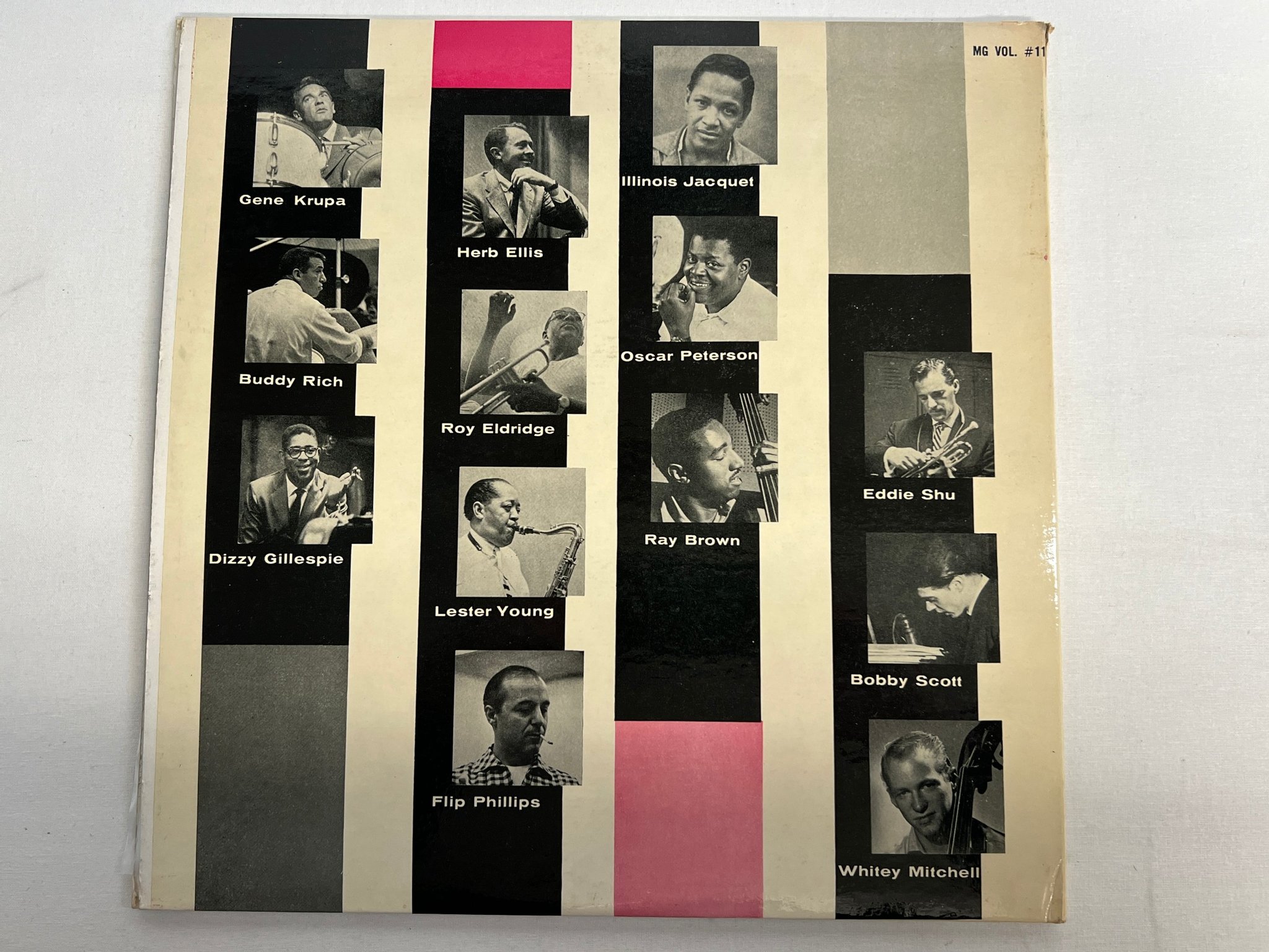 Omslagsbild för skivan Norman Granz' Jazz At The Philharmonic Volume #11 2xLP -5? US CLEF MG Vol. 11