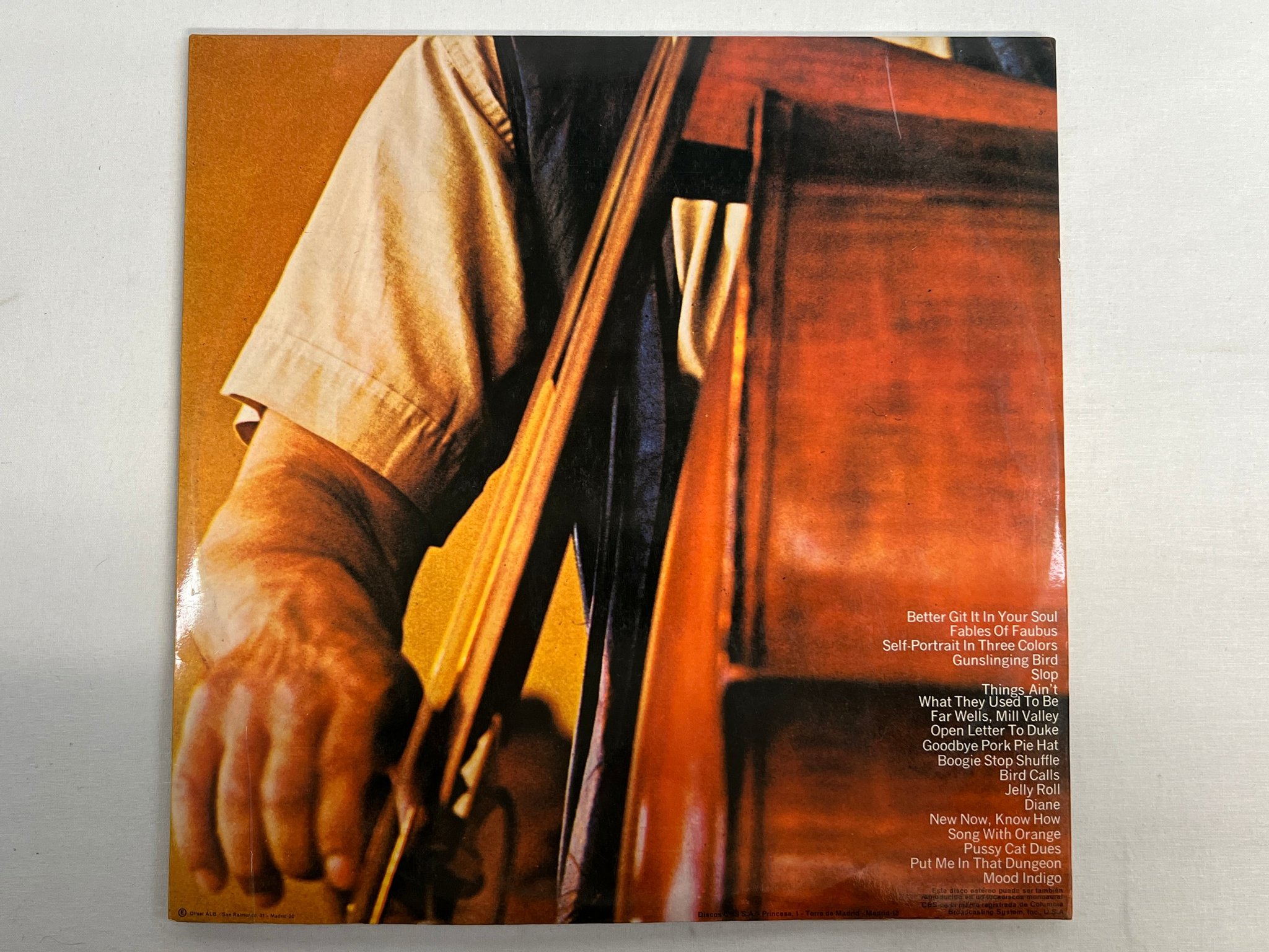 Omslagsbild för skivan CHARLES MINGUS better git it in your soul 2xLP -71 Spain CBS S 66290