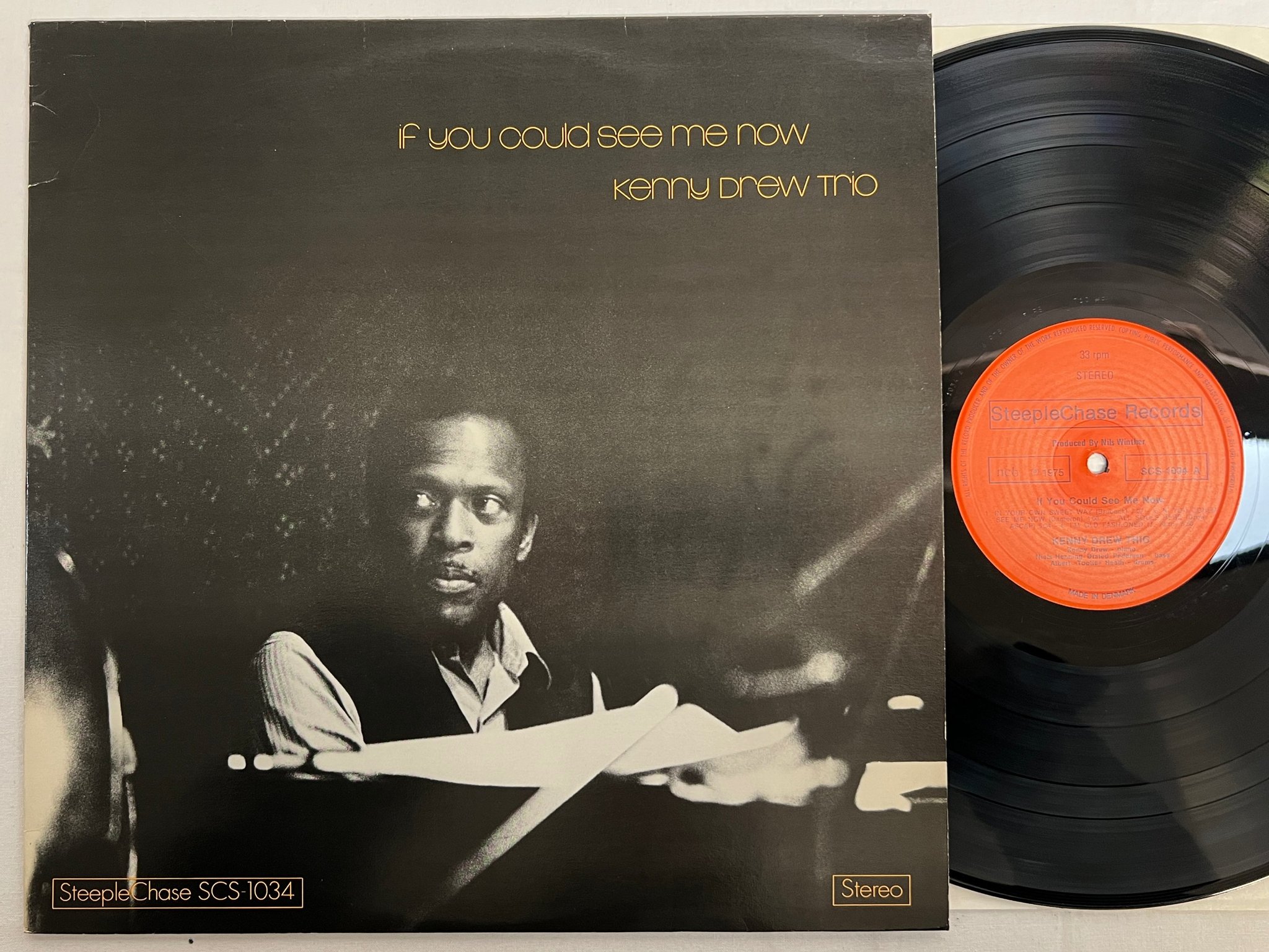 Omslagsbild för skivan KENNY DREW TRIO if you could see me know LP -75 Den STEEPLECHASE SCS-1034