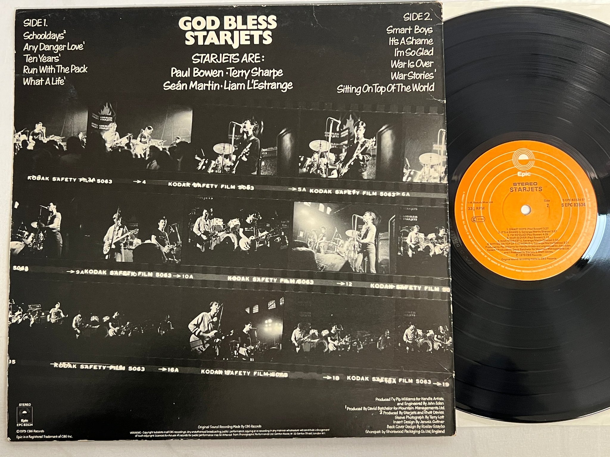 Omslagsbild för skivan STARJETS LP -79 UK EPIC EPC 83534 power pop / punk 