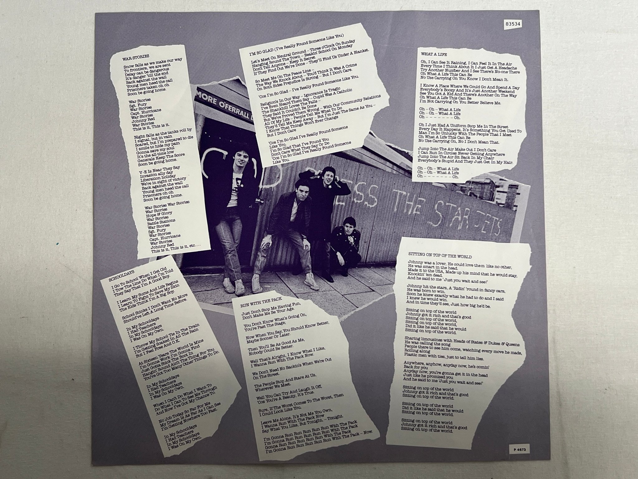 Omslagsbild för skivan STARJETS LP -79 UK EPIC EPC 83534 power pop / punk 