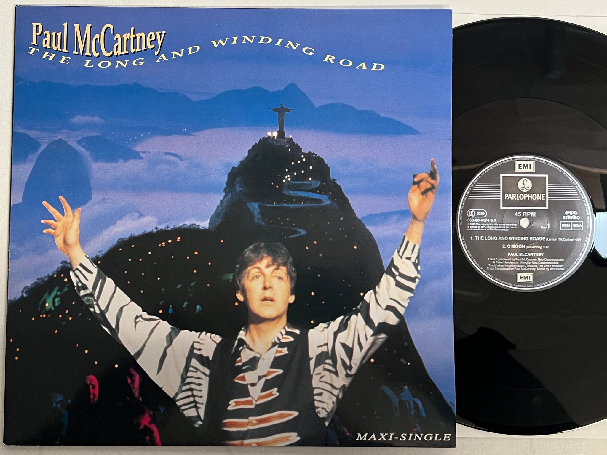 Omslagsbild för skivan PAUL McCARTNEY The Long And Winding Road 12" -90 PARLOPHONE 060-2041746