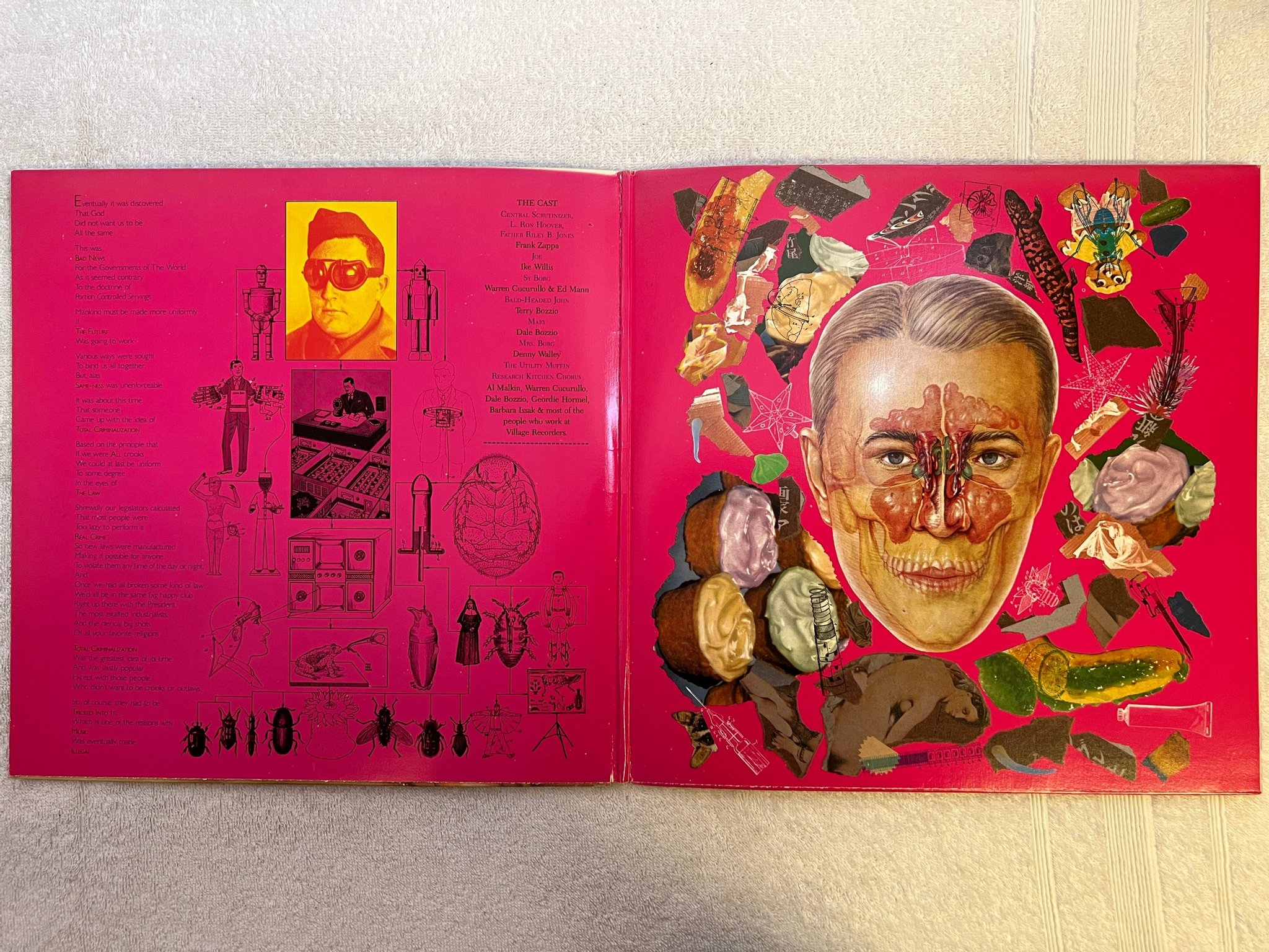 Omslagsbild för skivan FRANK ZAPPA Joe's garage act II & III 2xLP -79 Can ZAPPA SRZ-2-1502