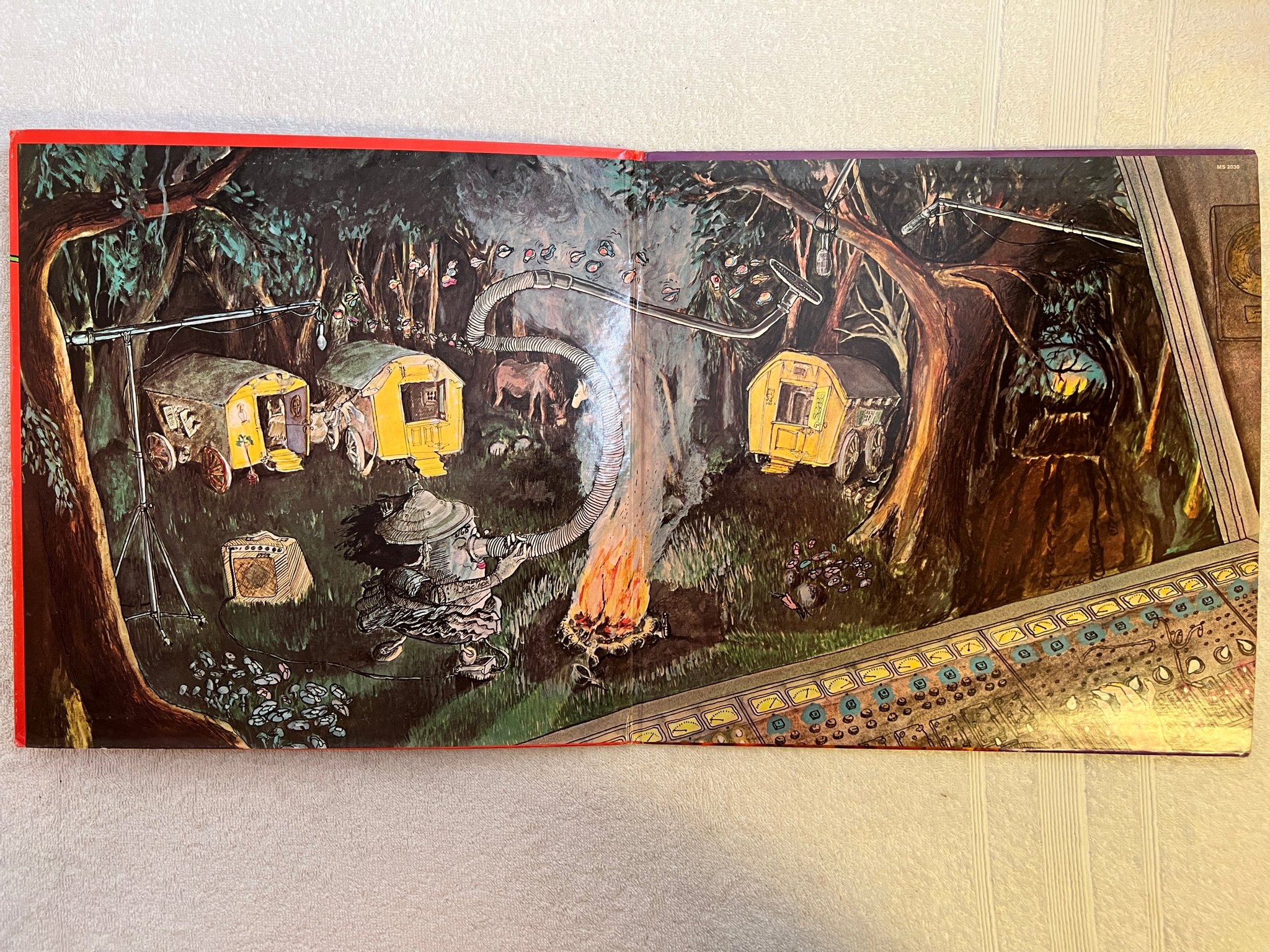 Omslagsbild för skivan FRANK ZAPPA CHUNGA'S REVENGE LP US BIZARRE MS 2030