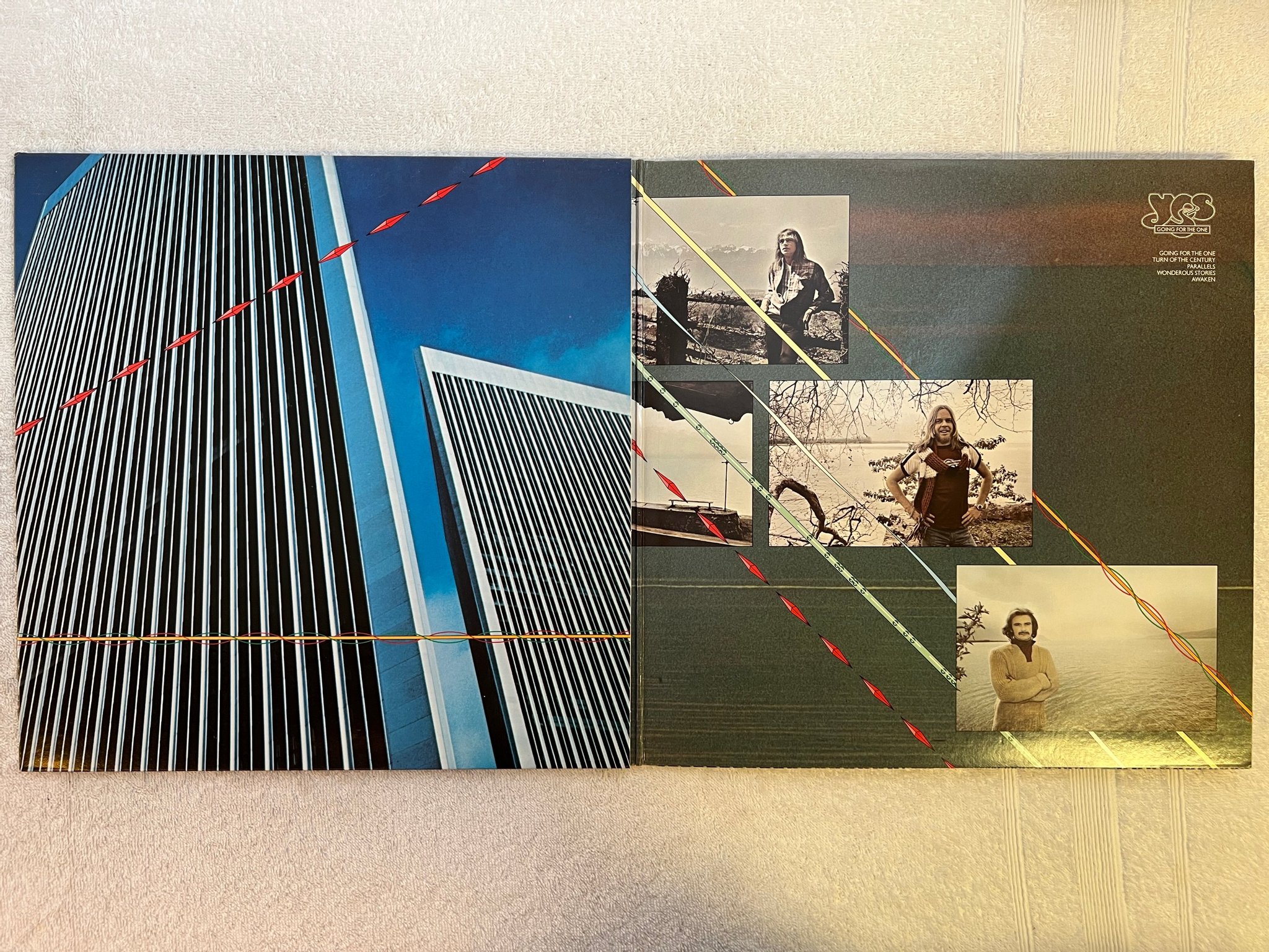 Omslagsbild för skivan YES going for the one LP -77 US ATLANTIC SD 19106