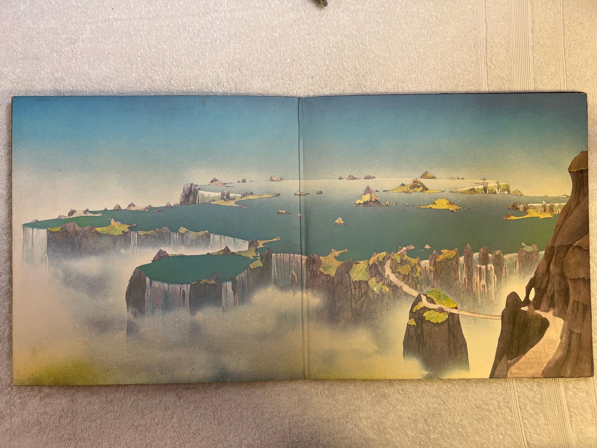 Omslagsbild för skivan YES close to the edge LP US ATLANTIC SD 7244