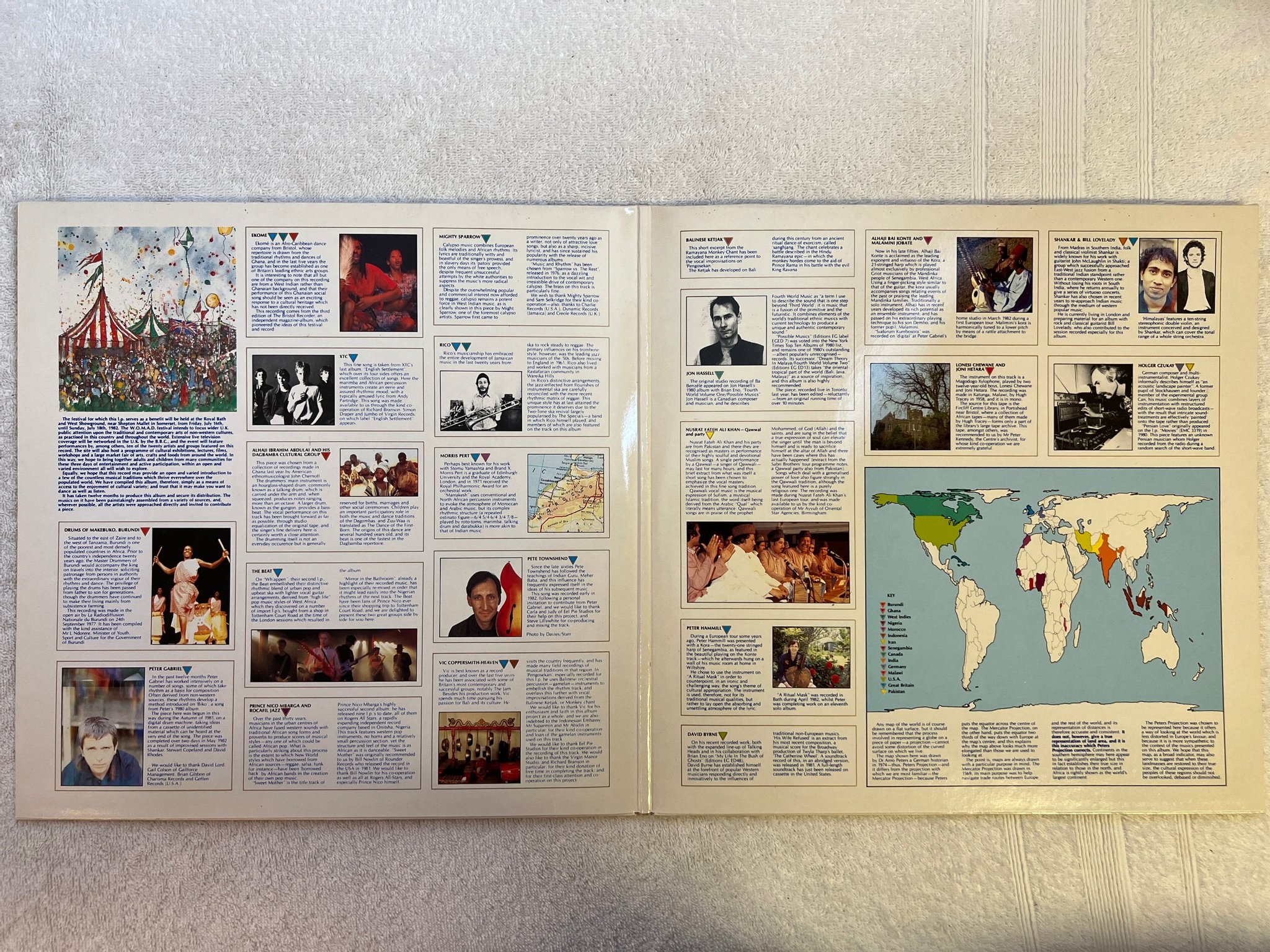 Omslagsbild för skivan V/A Music And Rhythm 2xLP -82 WEA 68045 