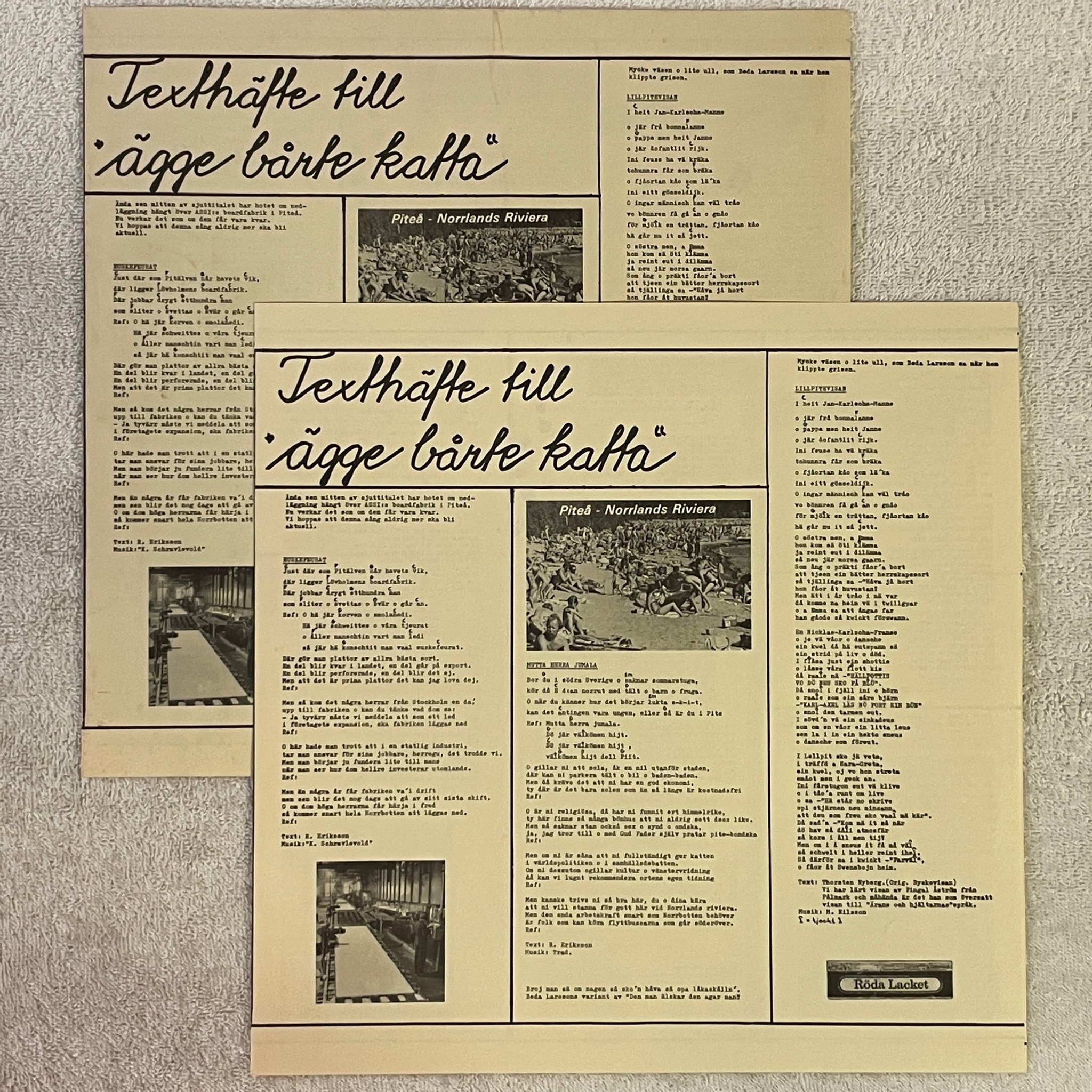 Omslagsbild för skivan EUSKEFEURAT ägge bårte katta LP -82 Swe MEUKSKREDE MEUK 001