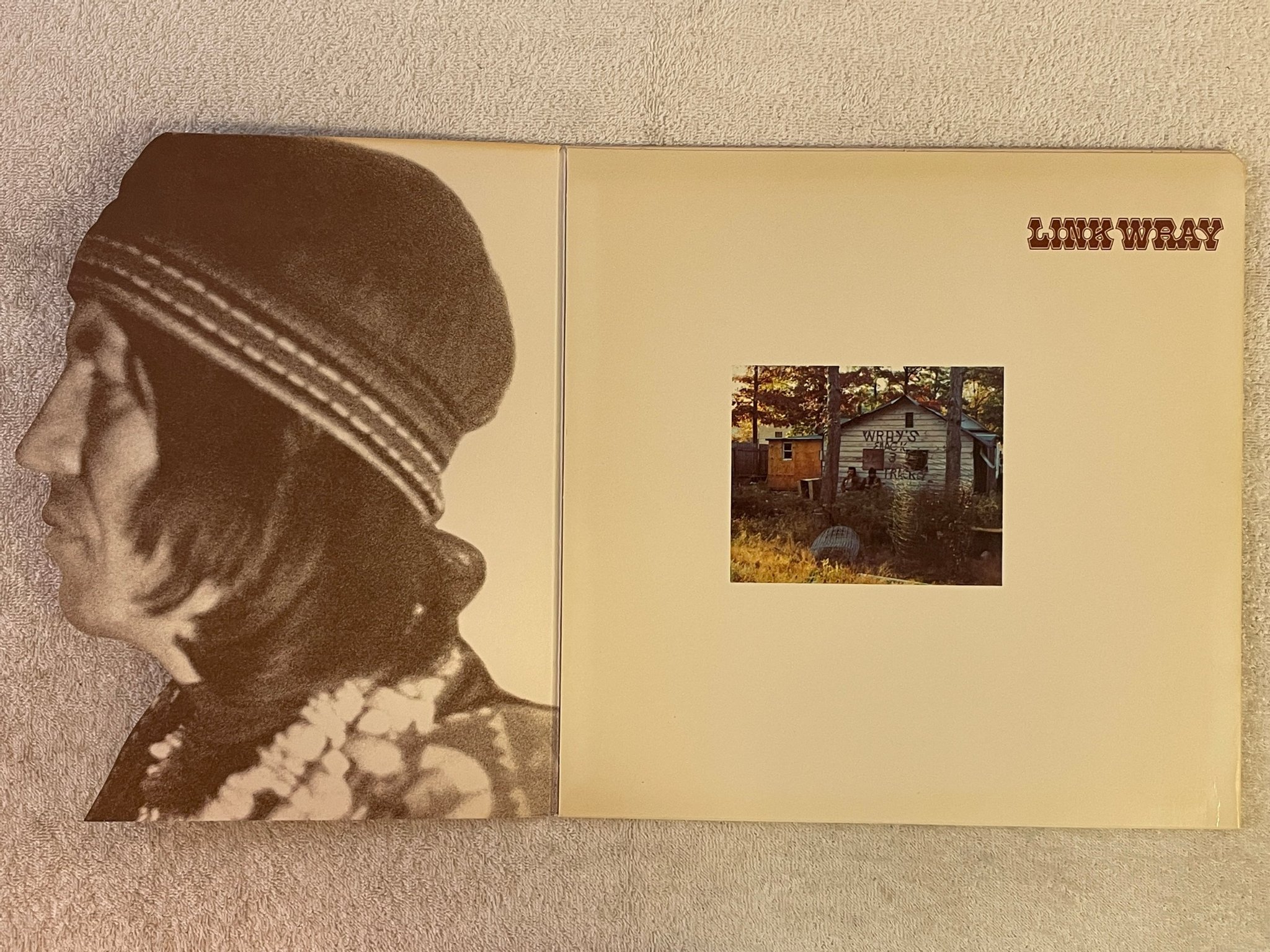 Omslagsbild för skivan LINK WRAY s/t LP -71 US POLYDOR 24-4064