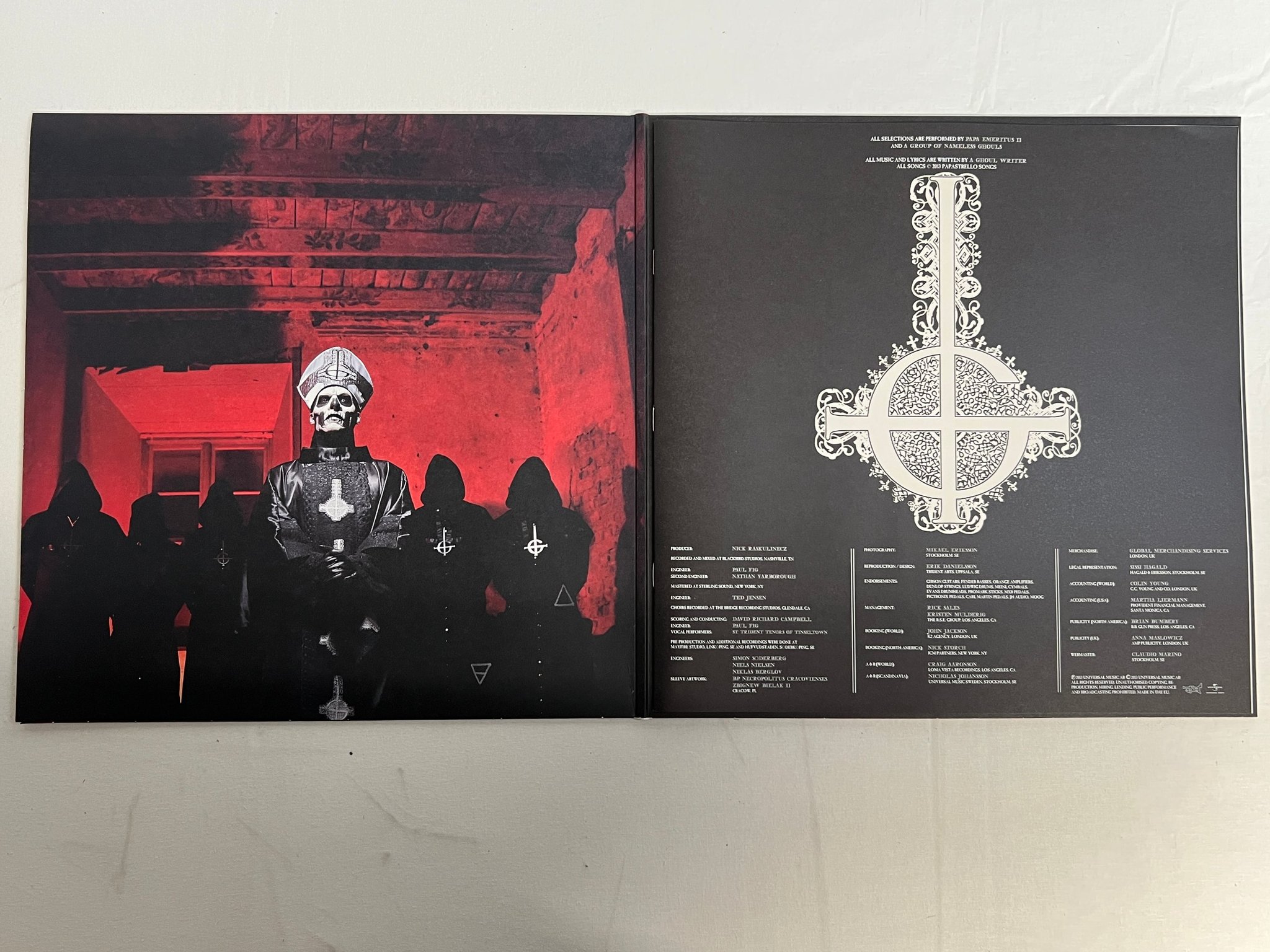 Omslagsbild för skivan GHOST Infestissumam LP Eu UNIVERSAL 602537340163 multicolored translucent