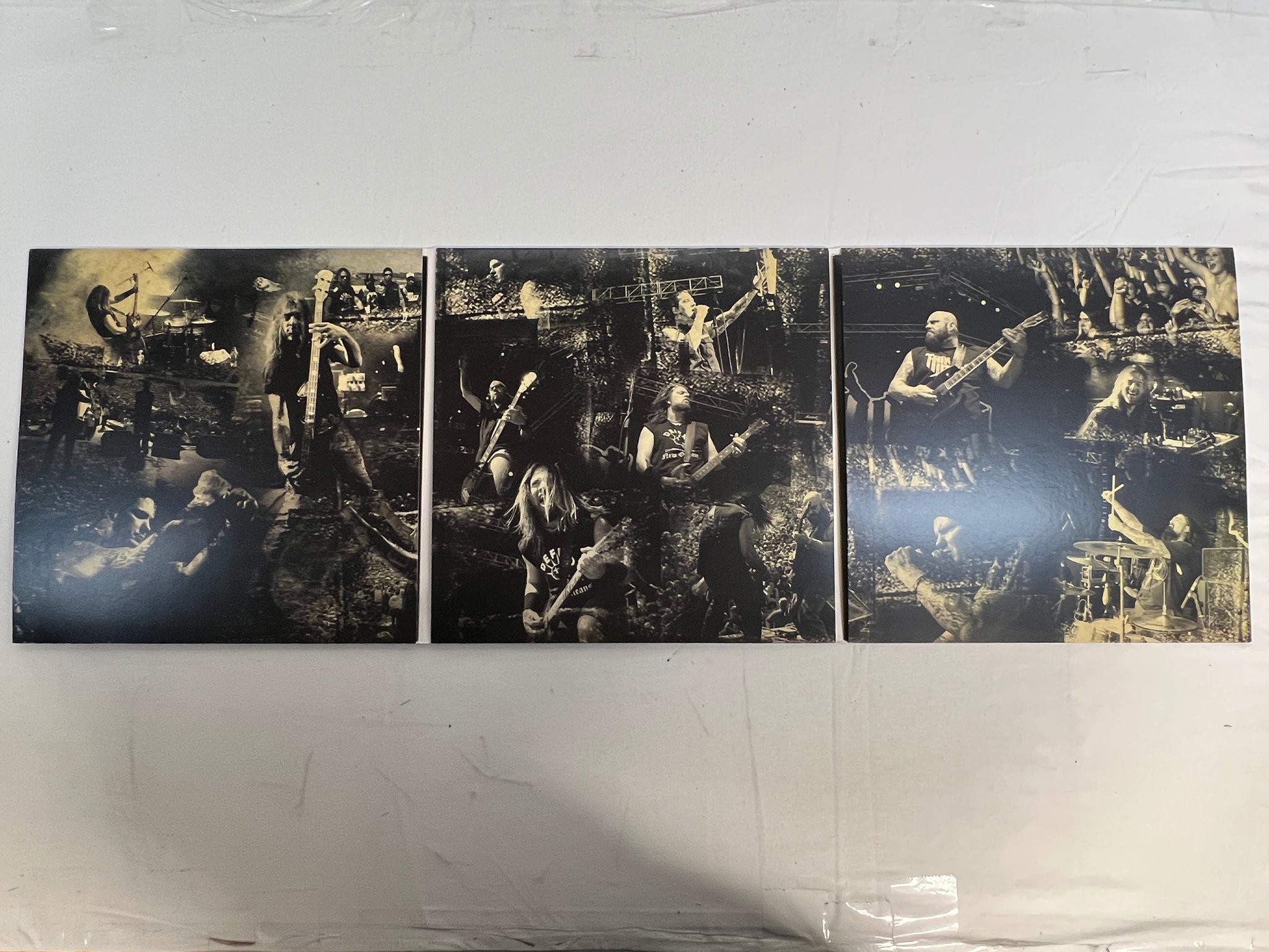 Omslagsbild för skivan DOWN Threefold Live: Diary Of A Mad Band 3xLP 2010 Eu CARGO RRCAR 7736-1 metal  