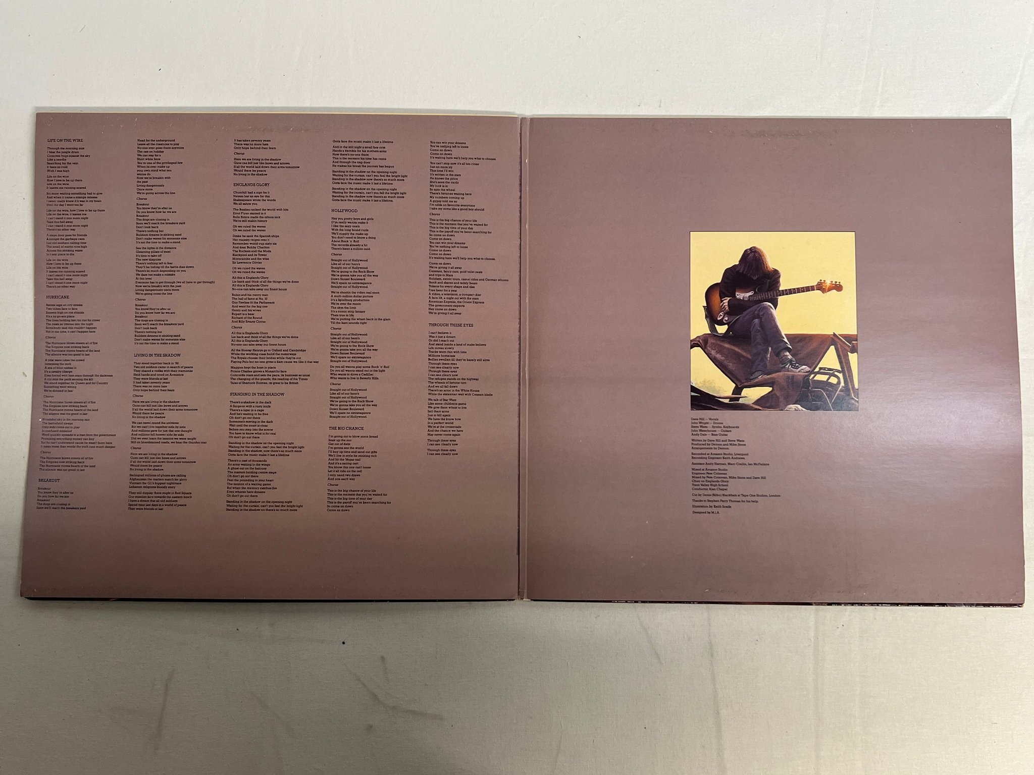 Omslagsbild för skivan DEMON breakout LP -87 Swe CLAY LP 23 metal 