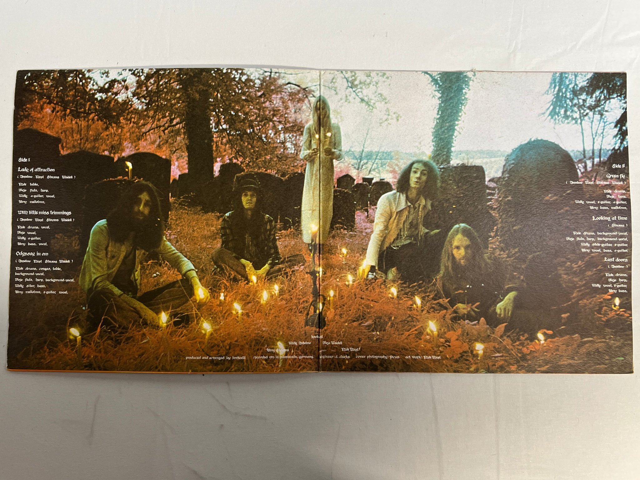 Omslagsbild för skivan KROKODIL an invisible world of revealed LP -71 Ger UNITED ARTISTS UAS 29 250 I *