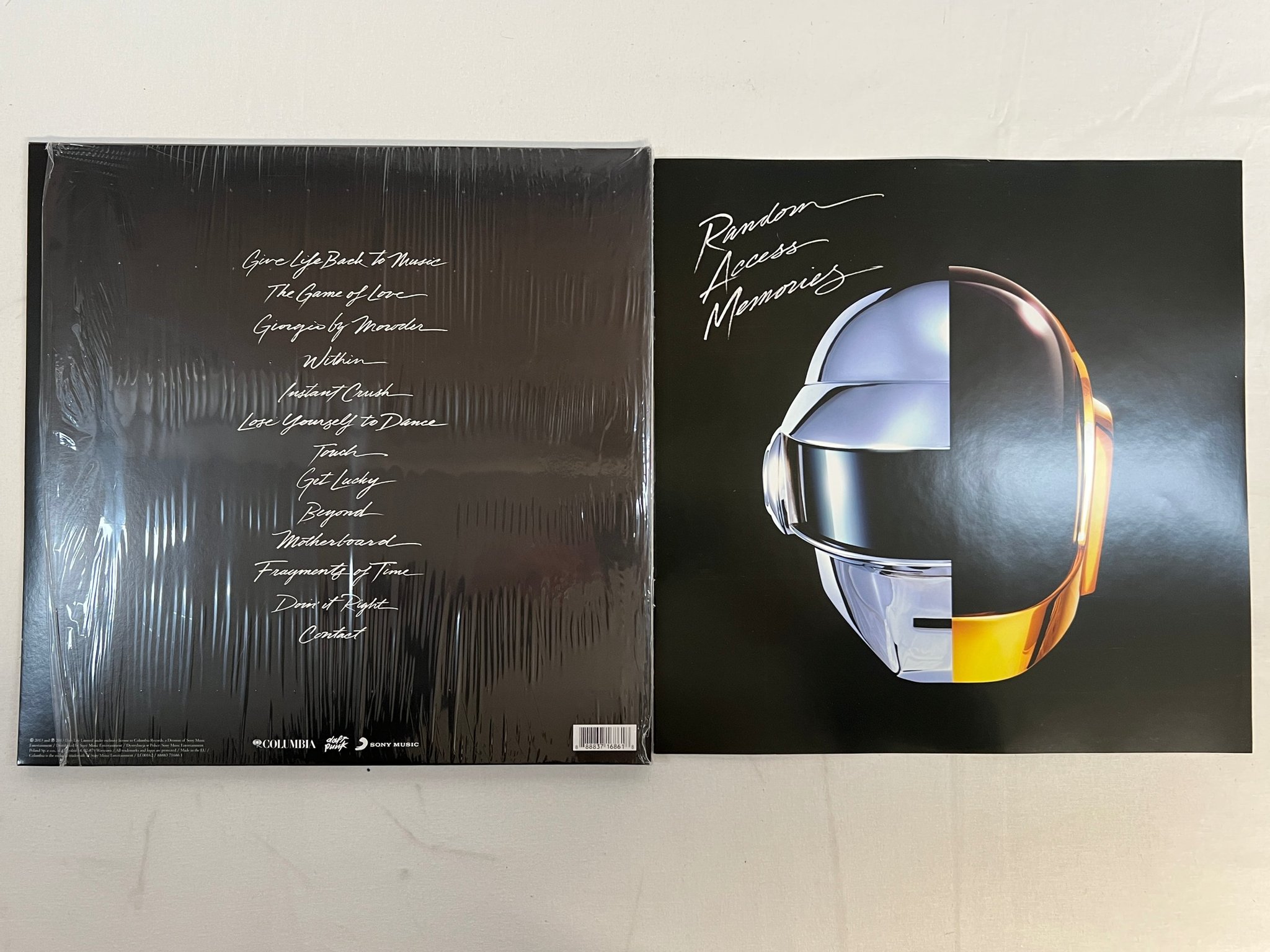 Omslagsbild för skivan DAFT PUNK Random Access Memories 2xLP 2013 COLUMBIA 88883716861 ** rare **