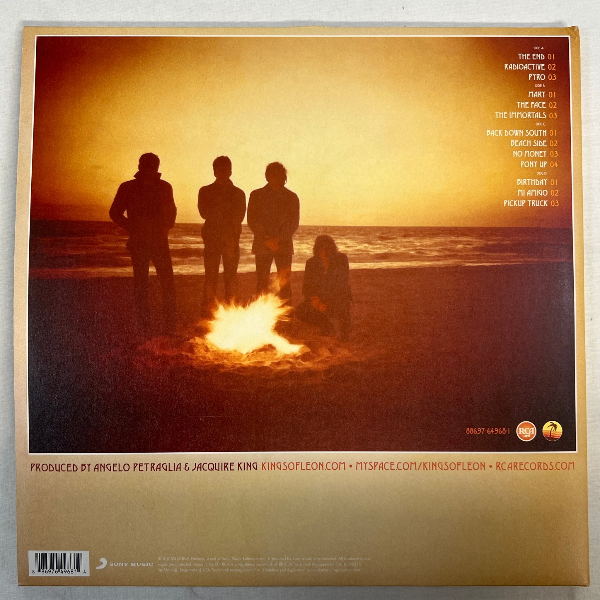 Omslagsbild för skivan KING OF LEON Come Around Sundown 2xLP 2010 RCA 88697649681 rock n roll