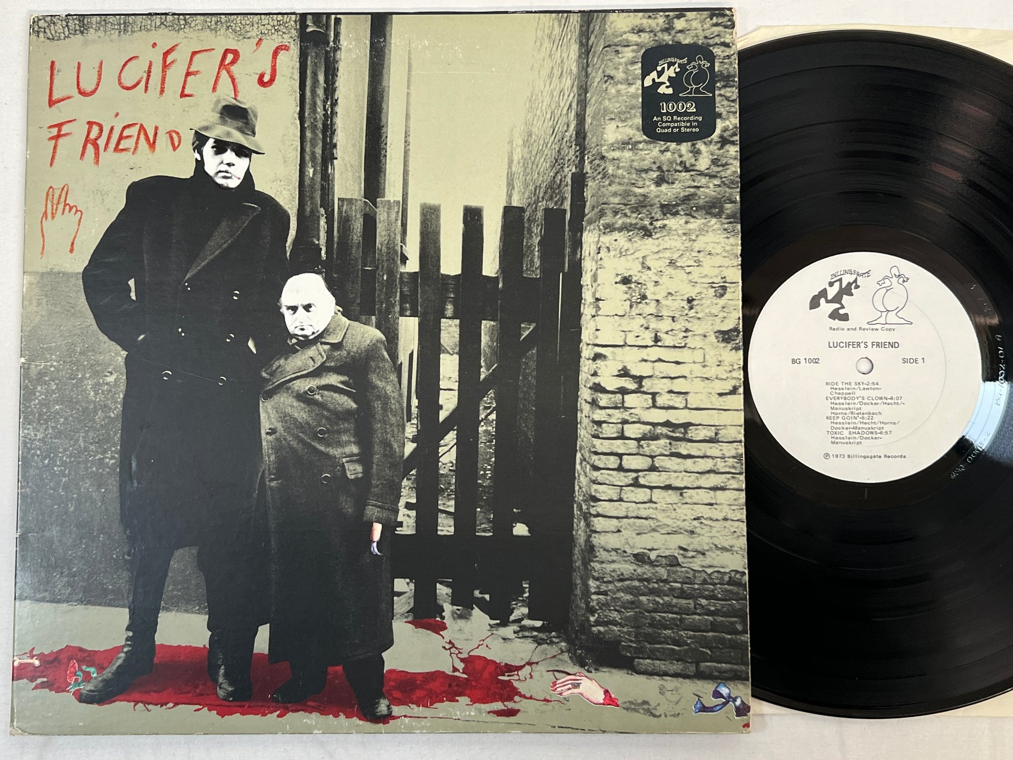 Omslagsbild för skivan LUCIFER'S FRIEND s/t LP -70/73 US BILLINGSGATE BG-1002 hard rock