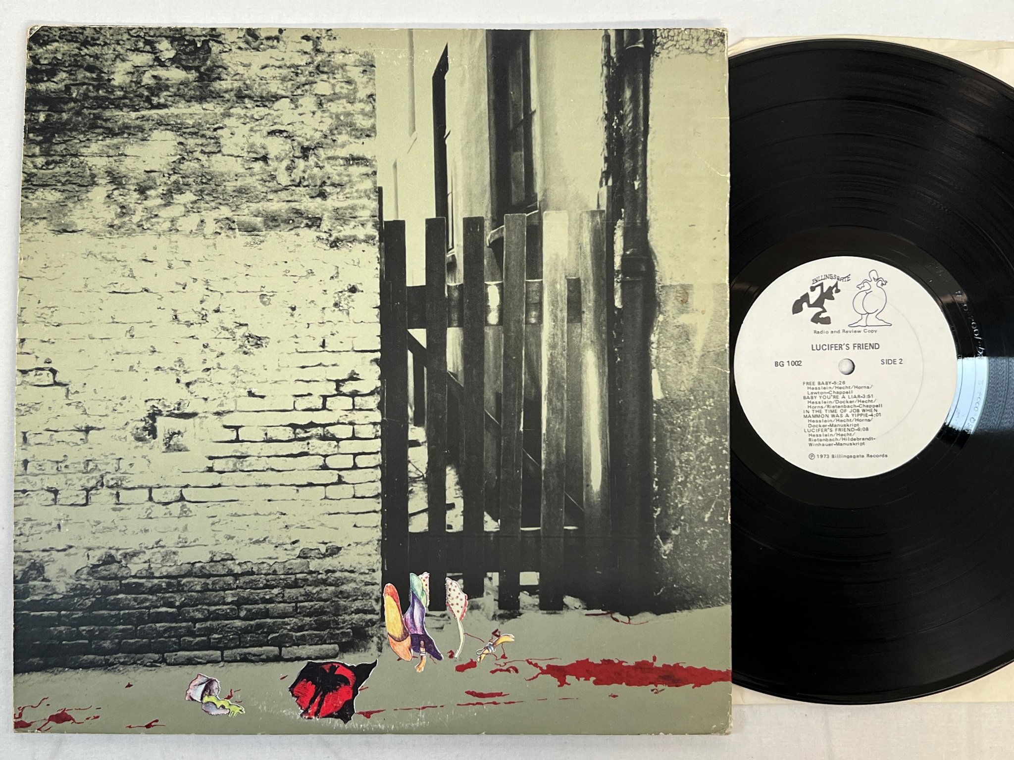 Omslagsbild för skivan LUCIFER'S FRIEND s/t LP -70/73 US BILLINGSGATE BG-1002 hard rock