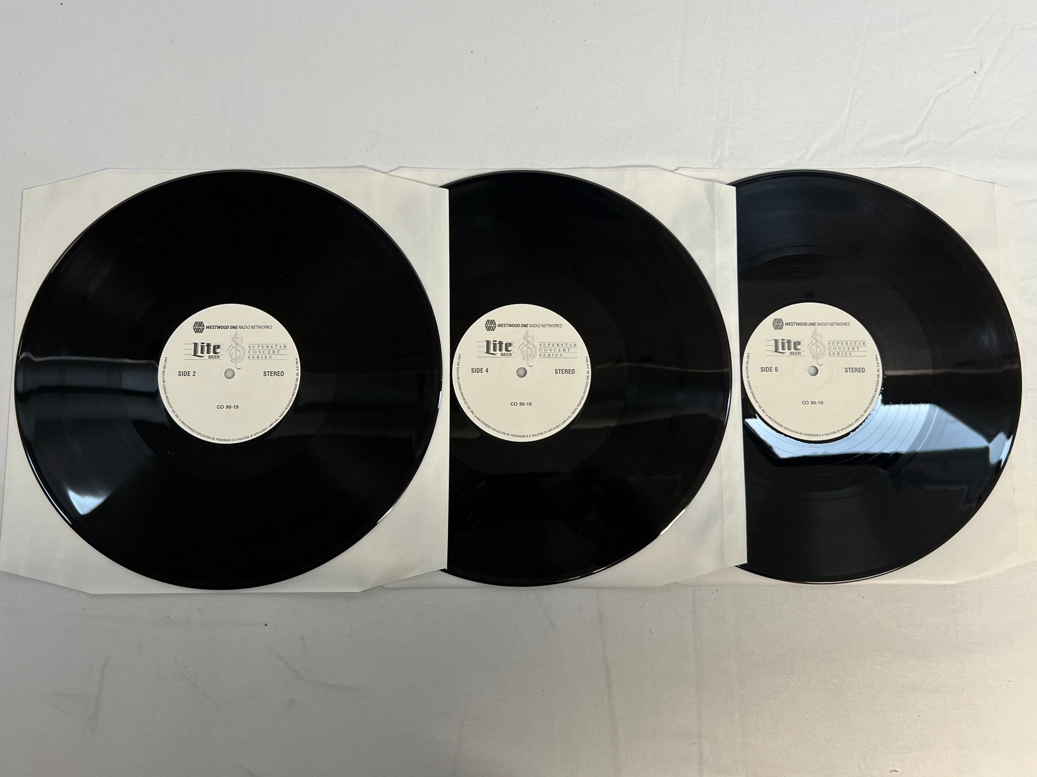 Omslagsbild för skivan GUNS N' ROSES Superstar Concert Series 3xLP -89 WESTWOOD CO 89-22 transcription 