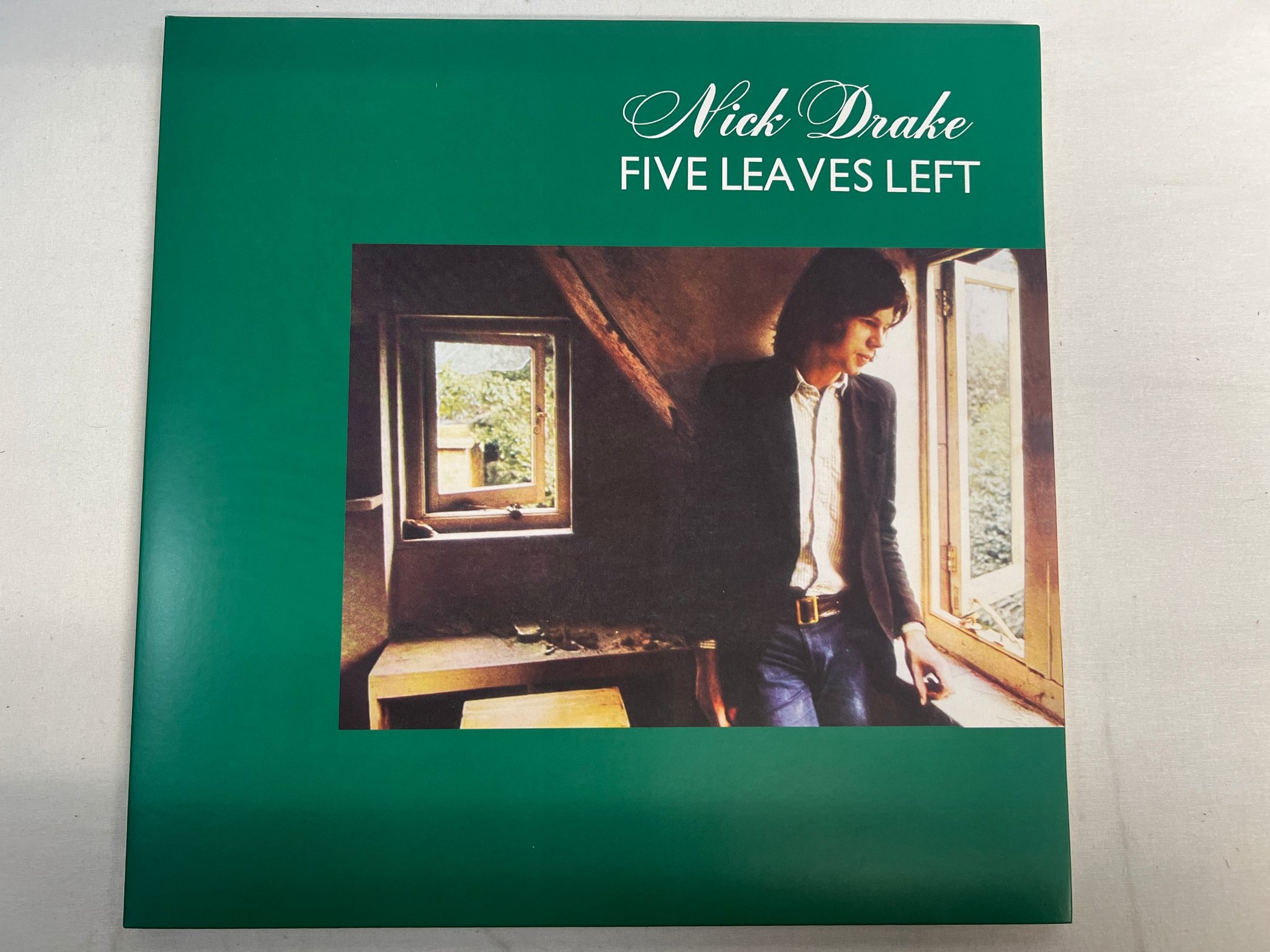 Omslagsbild för skivan NICK DRAKE Five Leaves Left LP 2013 ISLAND 0602537134366