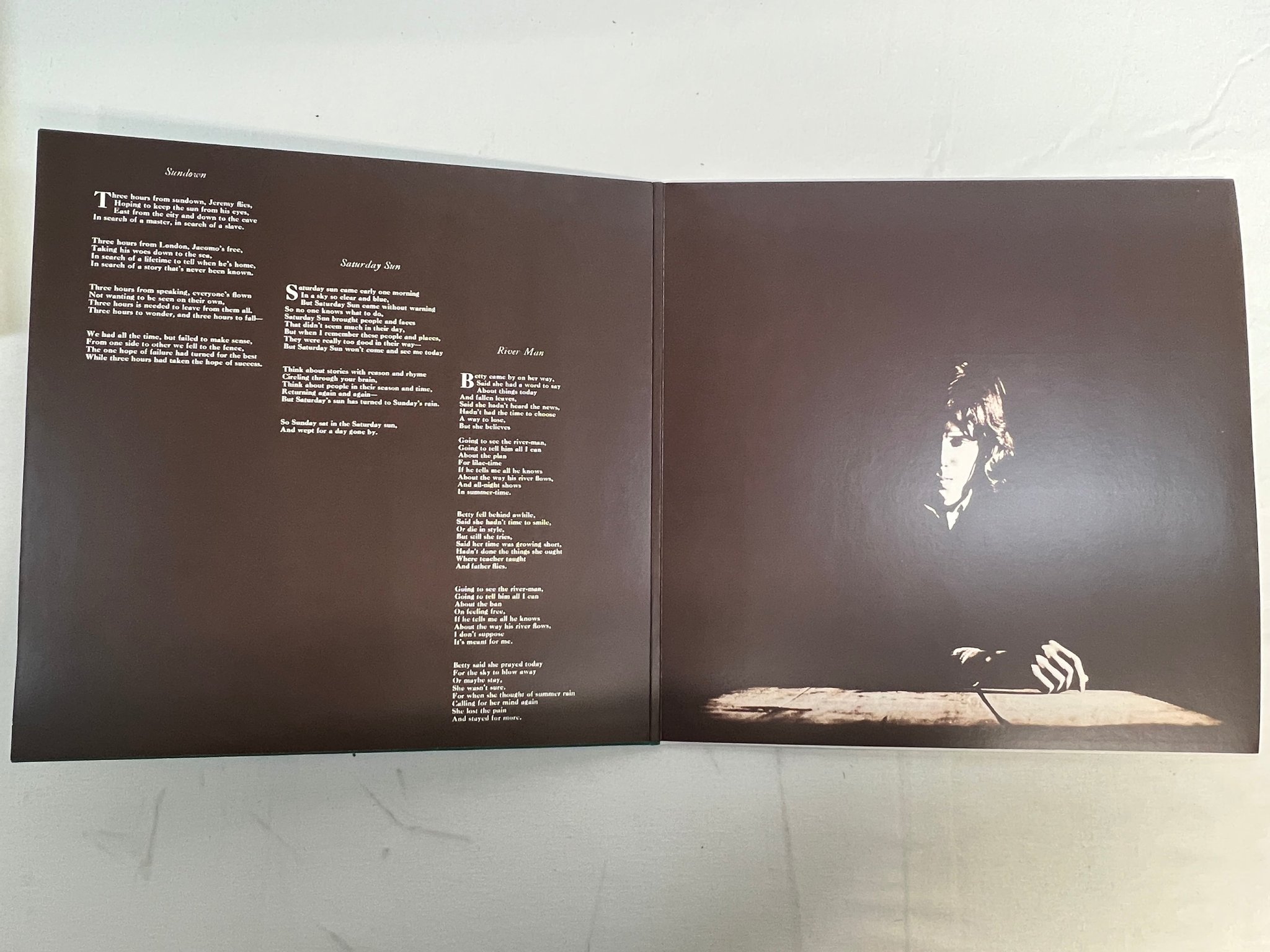 Omslagsbild för skivan NICK DRAKE Five Leaves Left LP 2013 ISLAND 0602537134366