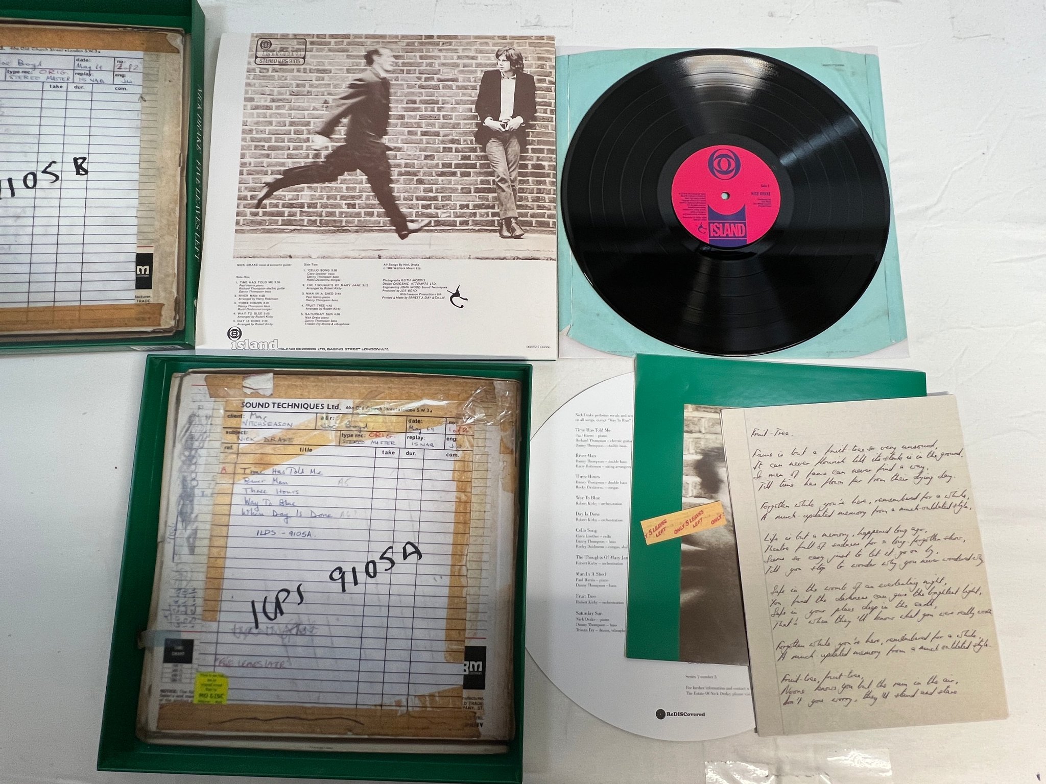 Omslagsbild för skivan NICK DRAKE Five Leaves Left LP 2013 ISLAND 0602537134366