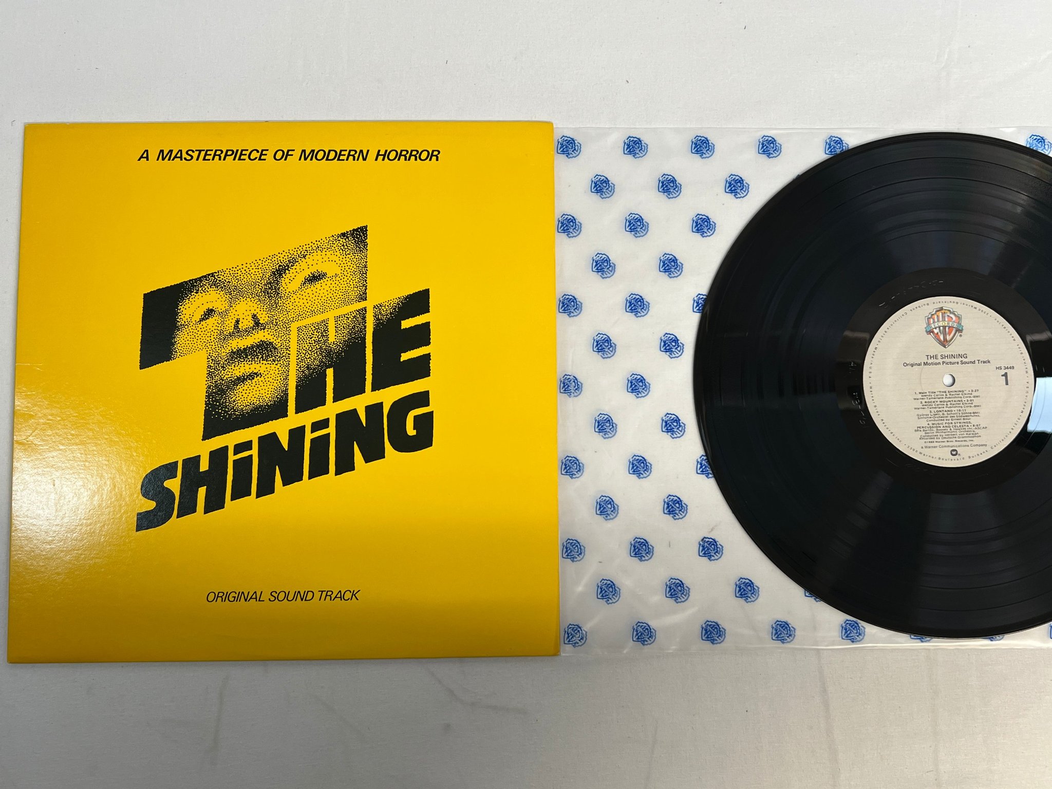 Omslagsbild för skivan V/A The Shining (Original Sound Track) LP -80 US WARNER HS 3449 **  rare **