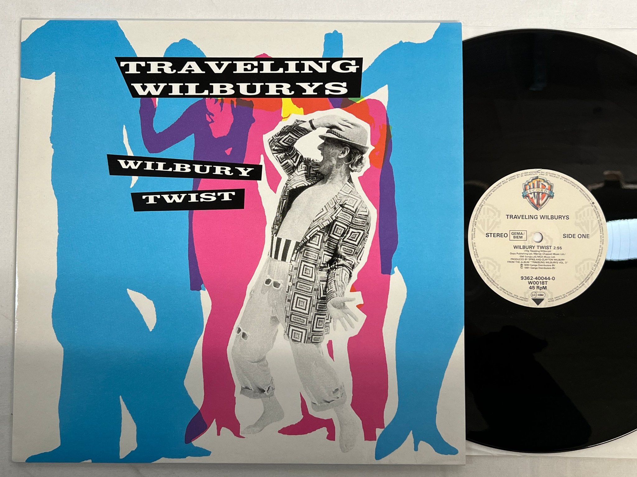 Omslagsbild för skivan Traveling Wilburys - wilbury Twist 12"single -91 Ger WARNER 9362 40044 0  