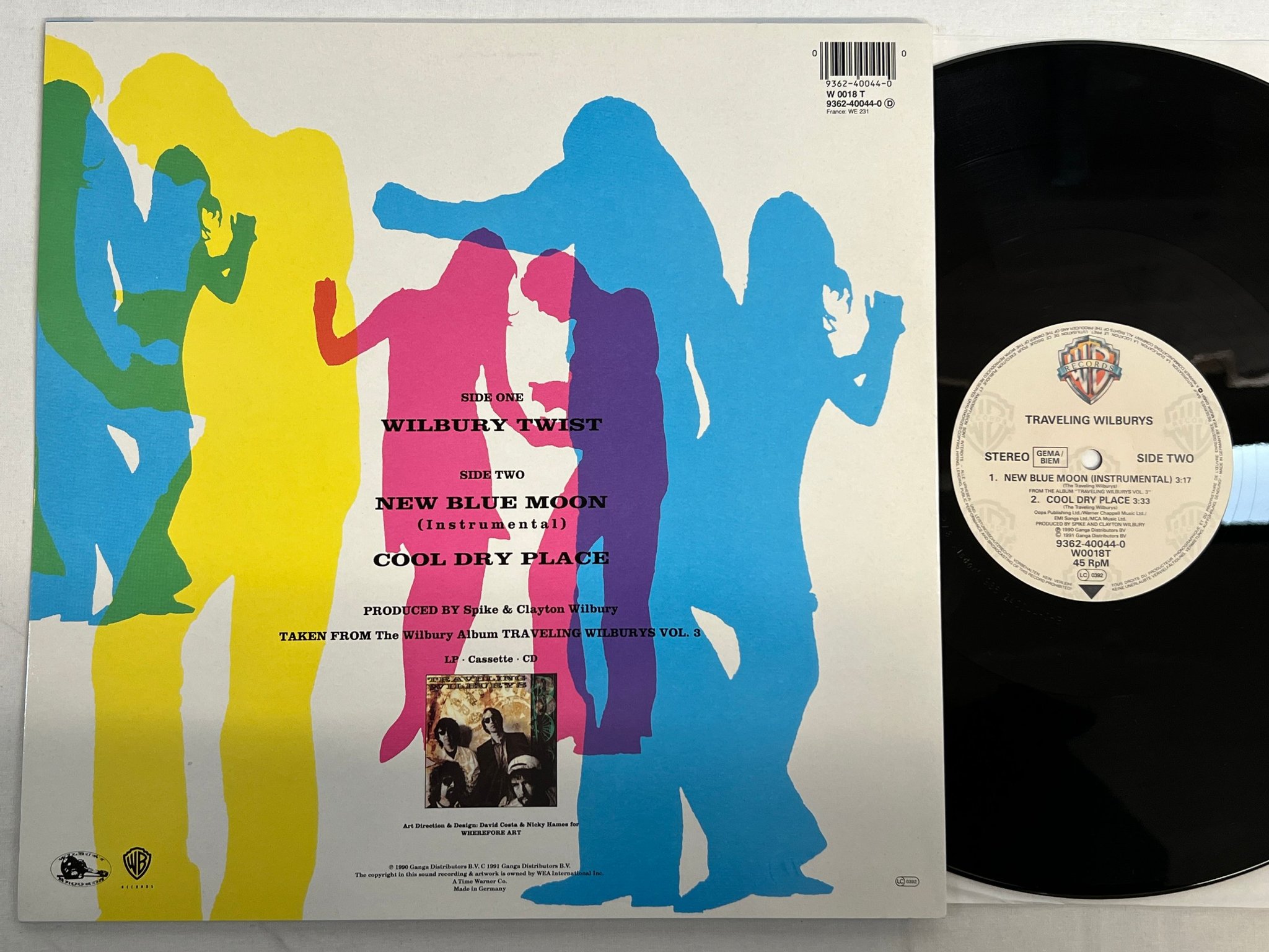 Omslagsbild för skivan Traveling Wilburys - wilbury Twist 12"single -91 Ger WARNER 9362 40044 0  
