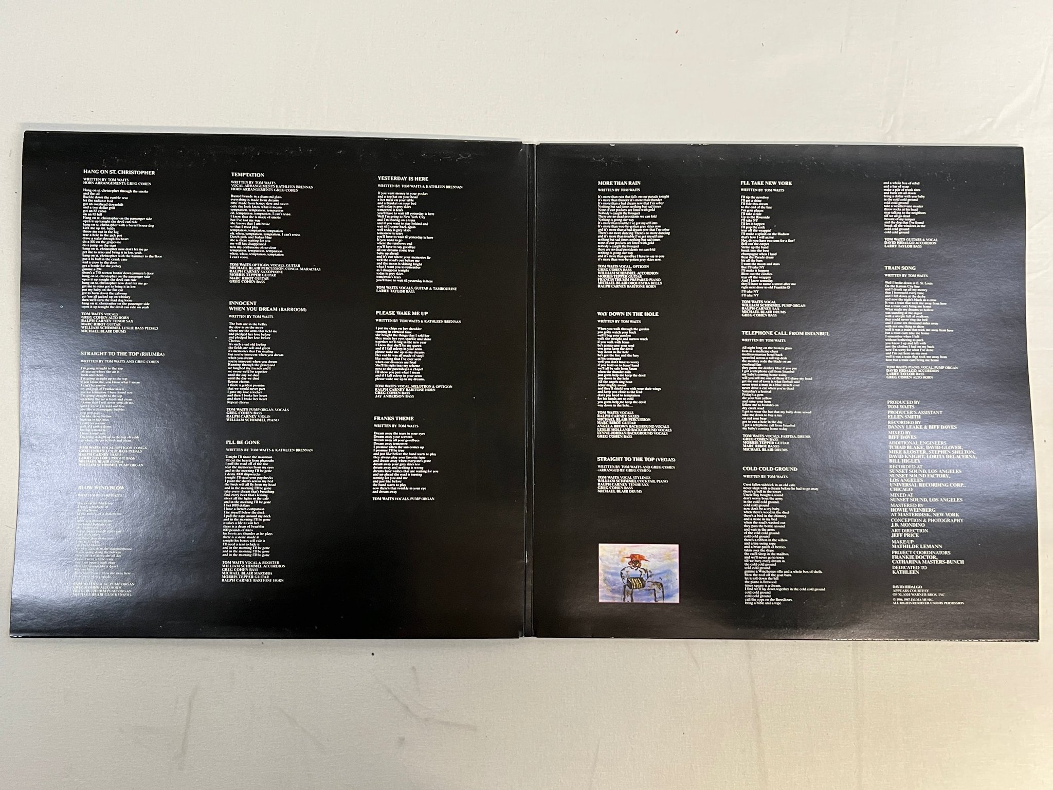 Omslagsbild för skivan TOM WAITS Franks wild years LP -87 ncb ISLAND ITW-3 