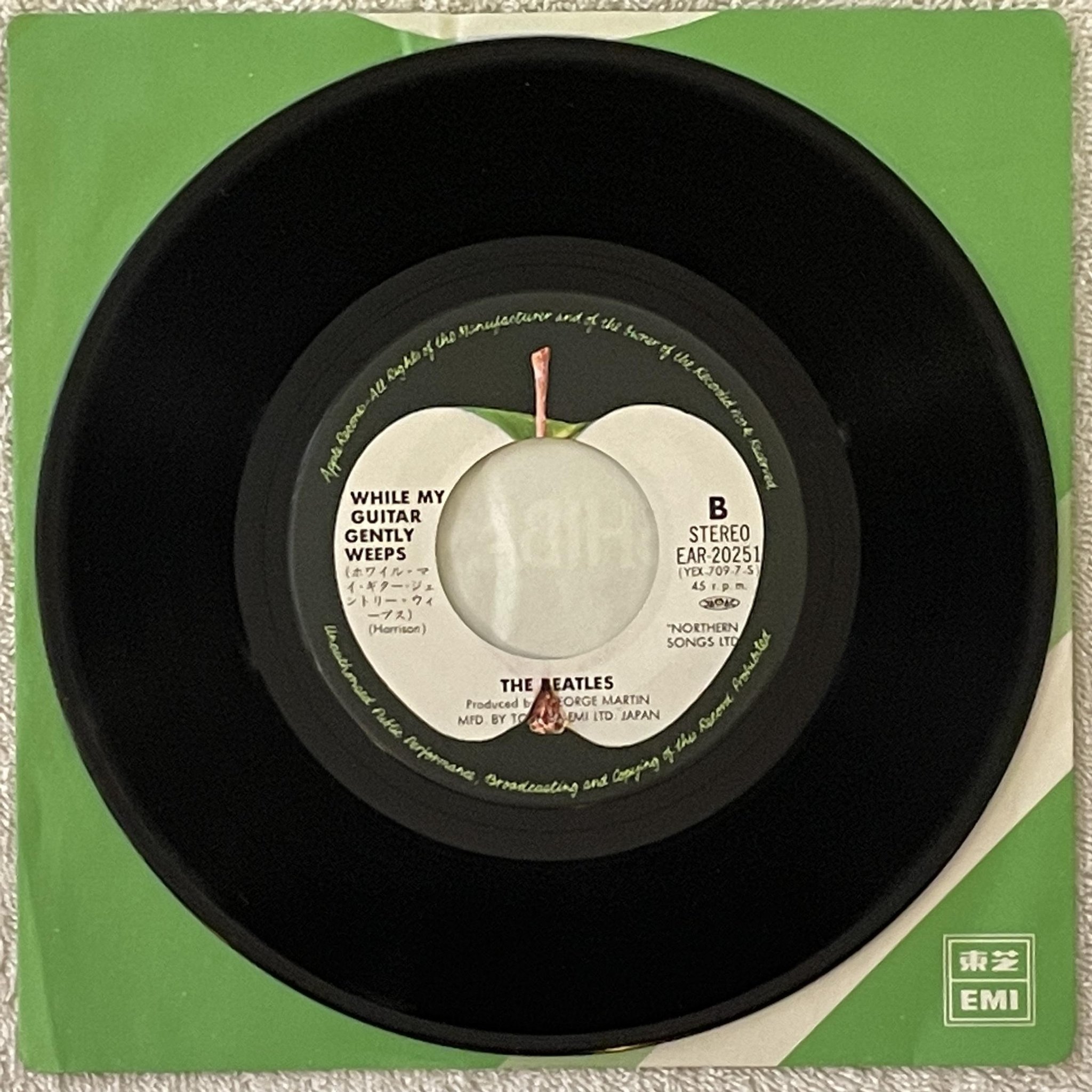 Omslagsbild för skivan THE BEATLES Ob-La-Di, Ob-La-Da 7" -77 Japan APPLE EAR-20251