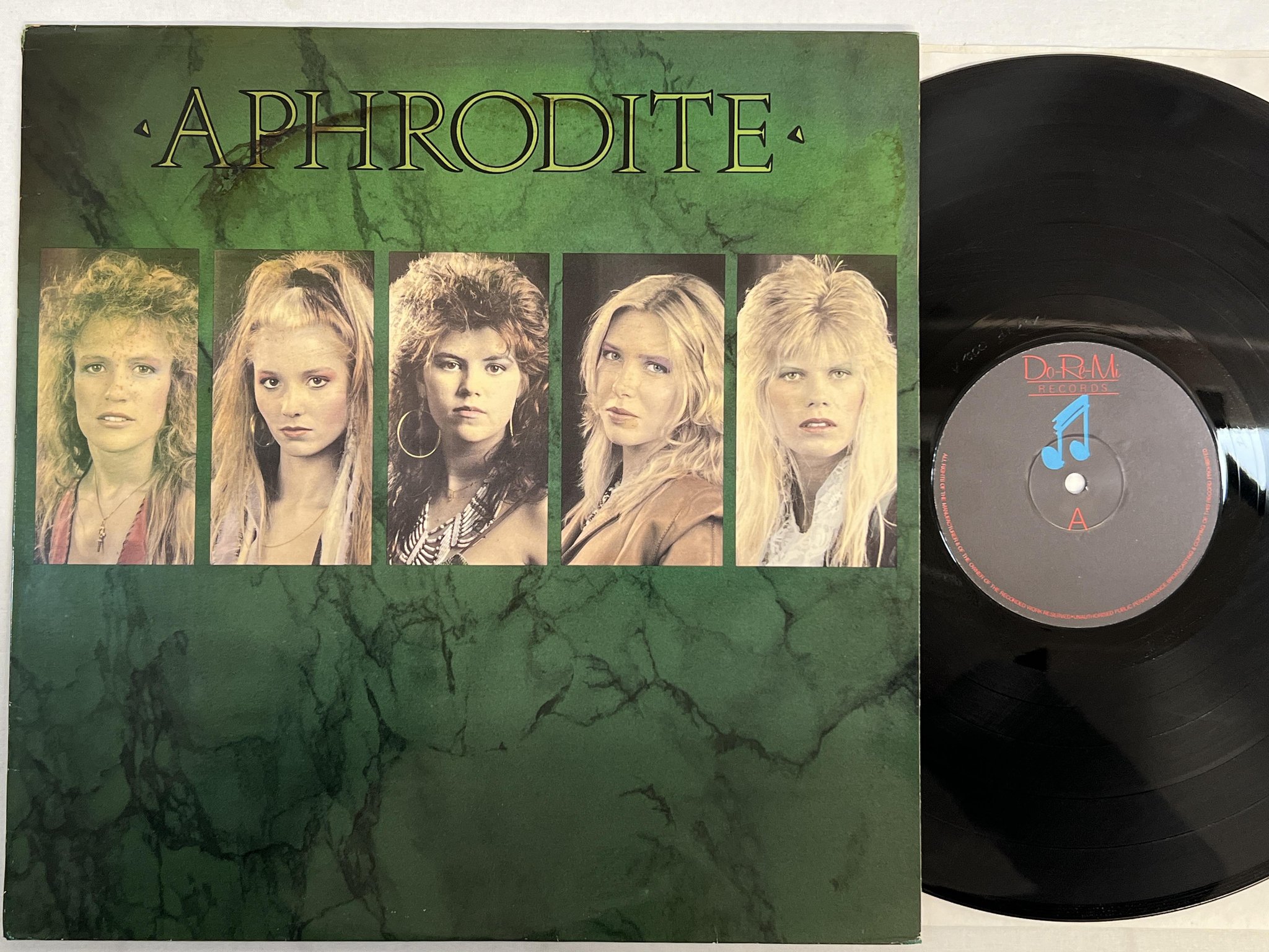 Omslagsbild för skivan APHRODITE no regrets LP -86 Swe -86 alpha FaMLP 002 ** rare **