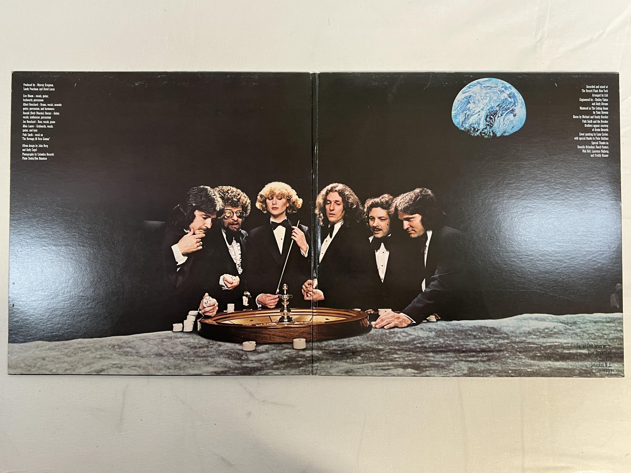 Omslagsbild för skivan BLUE ÖYSTER CULT agents of fortune LP -76 US COLUMBIA PC 34164