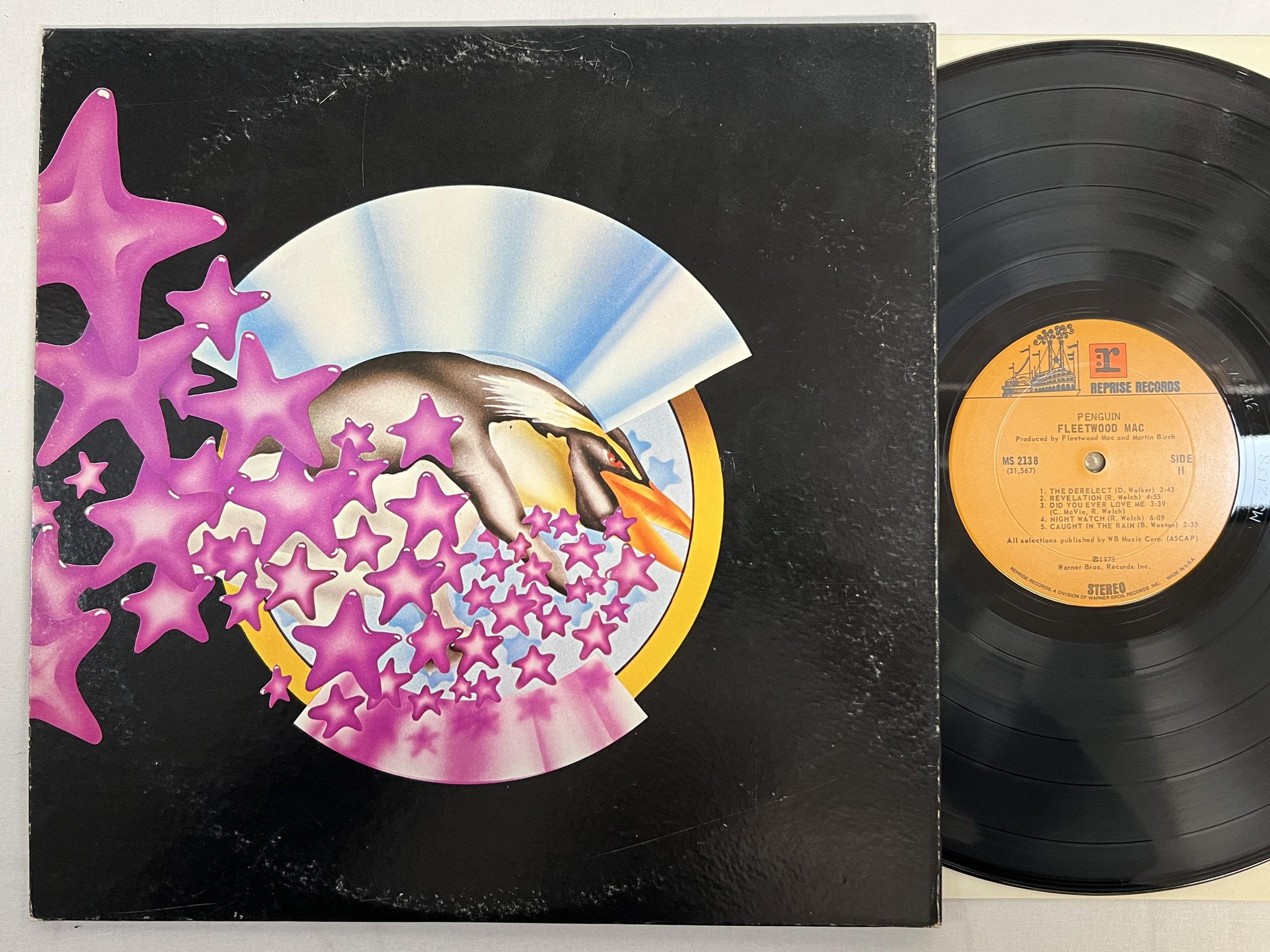 Omslagsbild för skivan FLEETWOOD MAC penguin LP -73 US REPRISE MS 2138