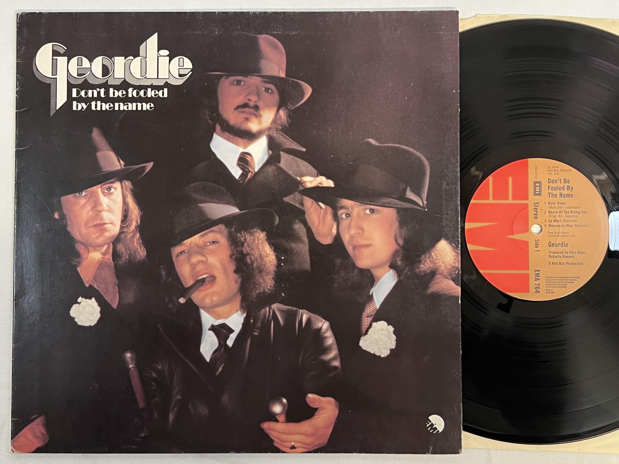 Omslagsbild för skivan GEORDIE don't be fooled by the name LP -74 UK EMI EMA 764 