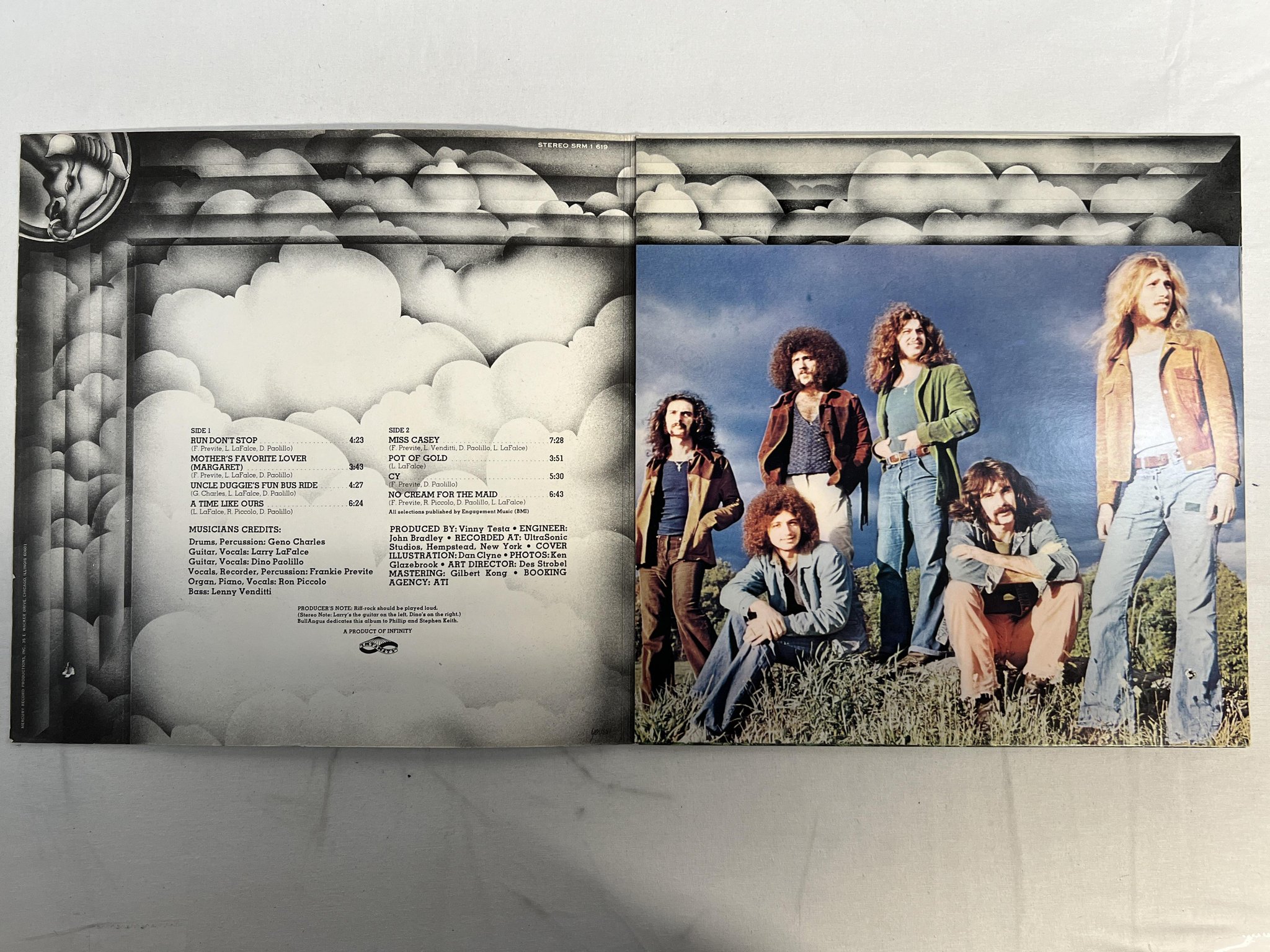 Omslagsbild för skivan BULLANGUS s/t LP -71 US MERCURY SRM-1-619