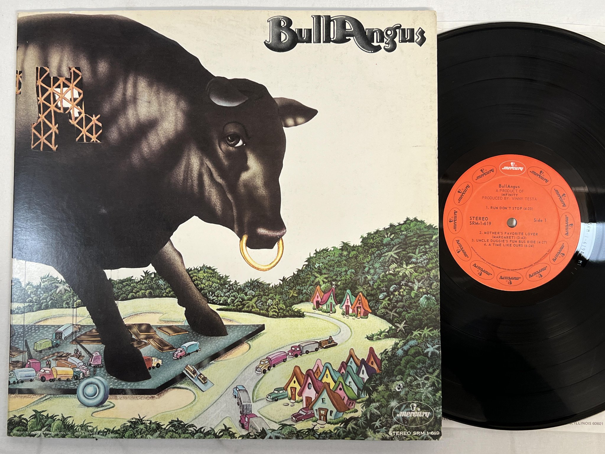 Omslagsbild för skivan BULLANGUS s/t LP -71 US MERCURY SRM-1-619