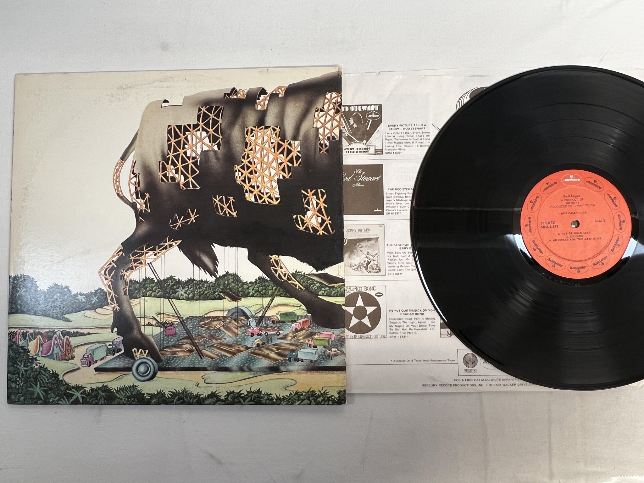 Omslagsbild för skivan BULLANGUS s/t LP -71 US MERCURY SRM-1-619