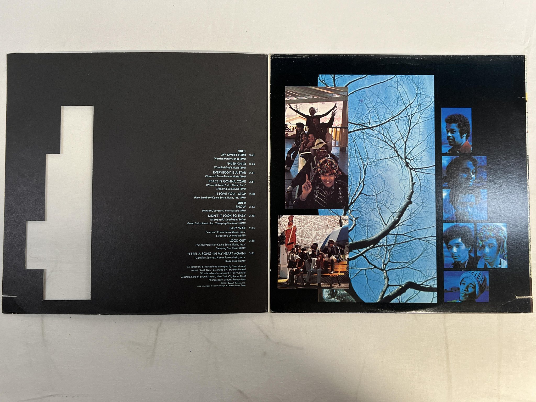 Omslagsbild för skivan THE STAIRSTEPS s/t LP -71 US BUDDAH  BDS 5079 soul