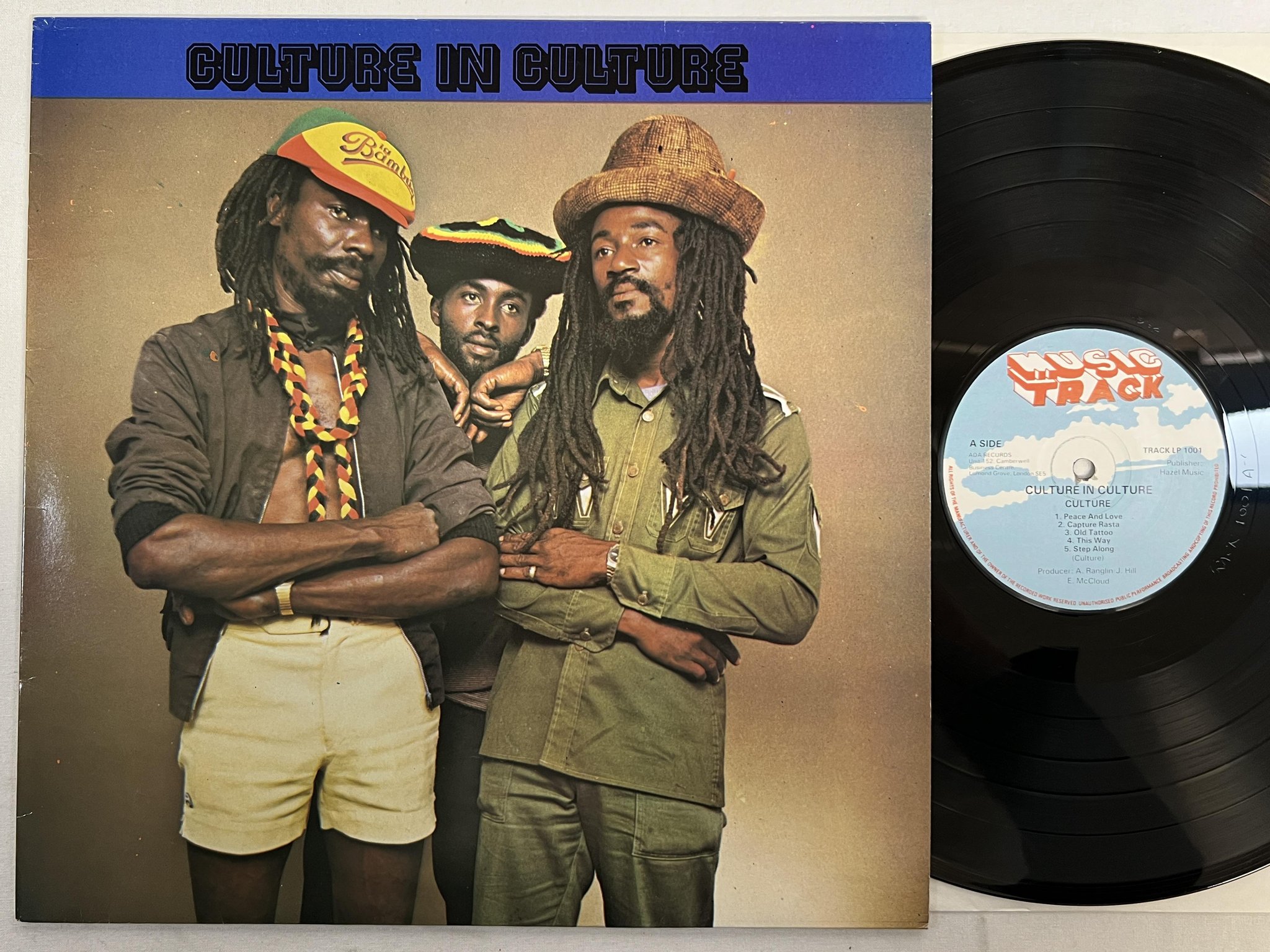 Omslagsbild för skivan CULTURE culture in culture LP -86 UK MUSIC TRACK 1001