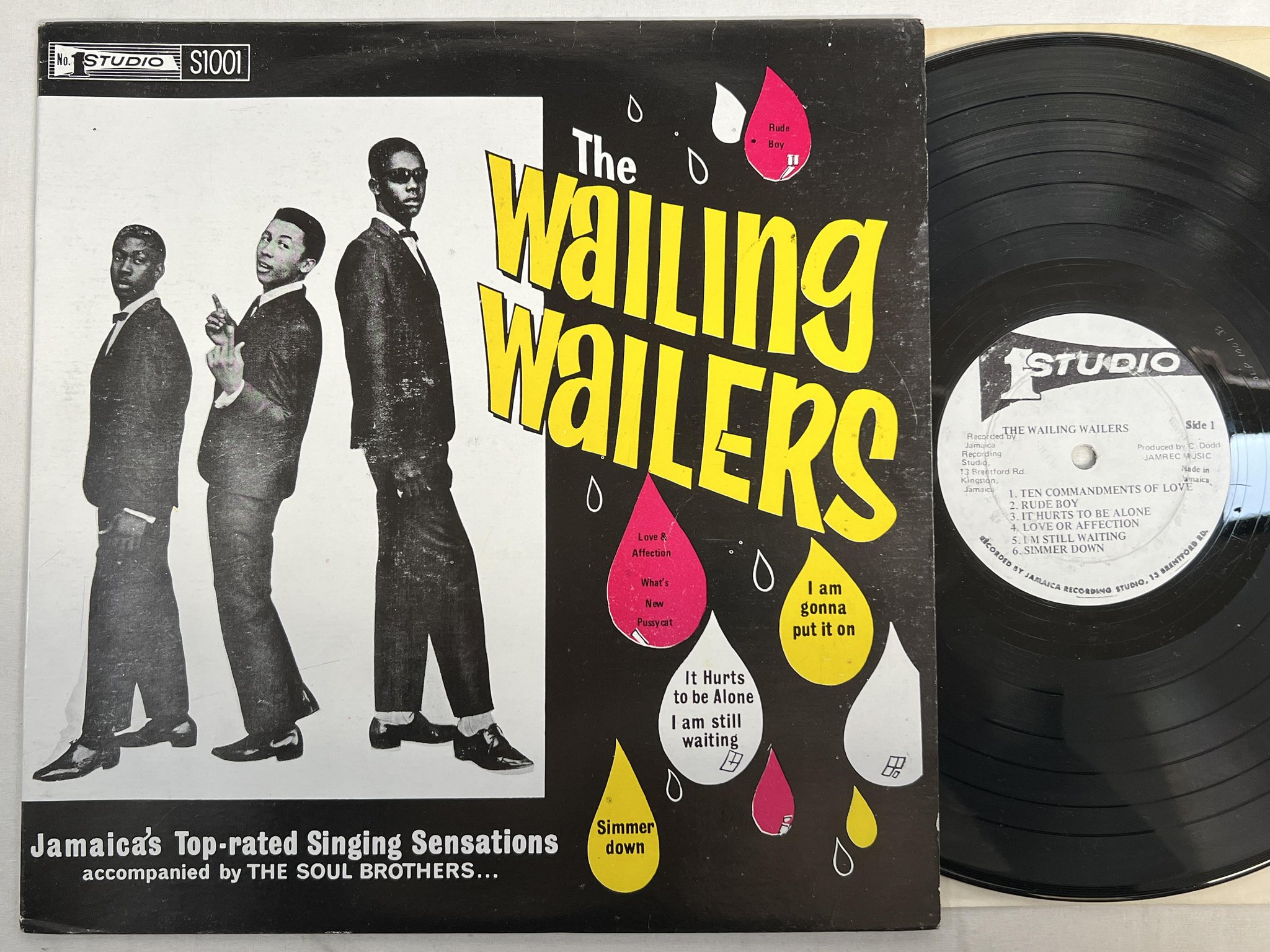 Omslagsbild för skivan THE WAILING WAILERS s/t LP Jamaica STUDIO ONE SOLP 1001 * rare *