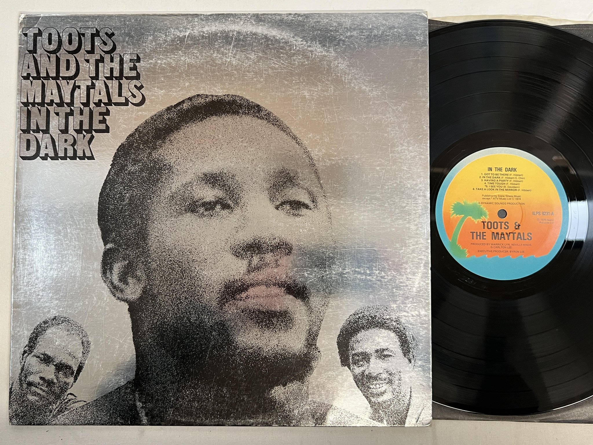 Omslagsbild för skivan TOOTS & THE MAYTALS in the dark LP -76 UK ISLAND ILPS 9231