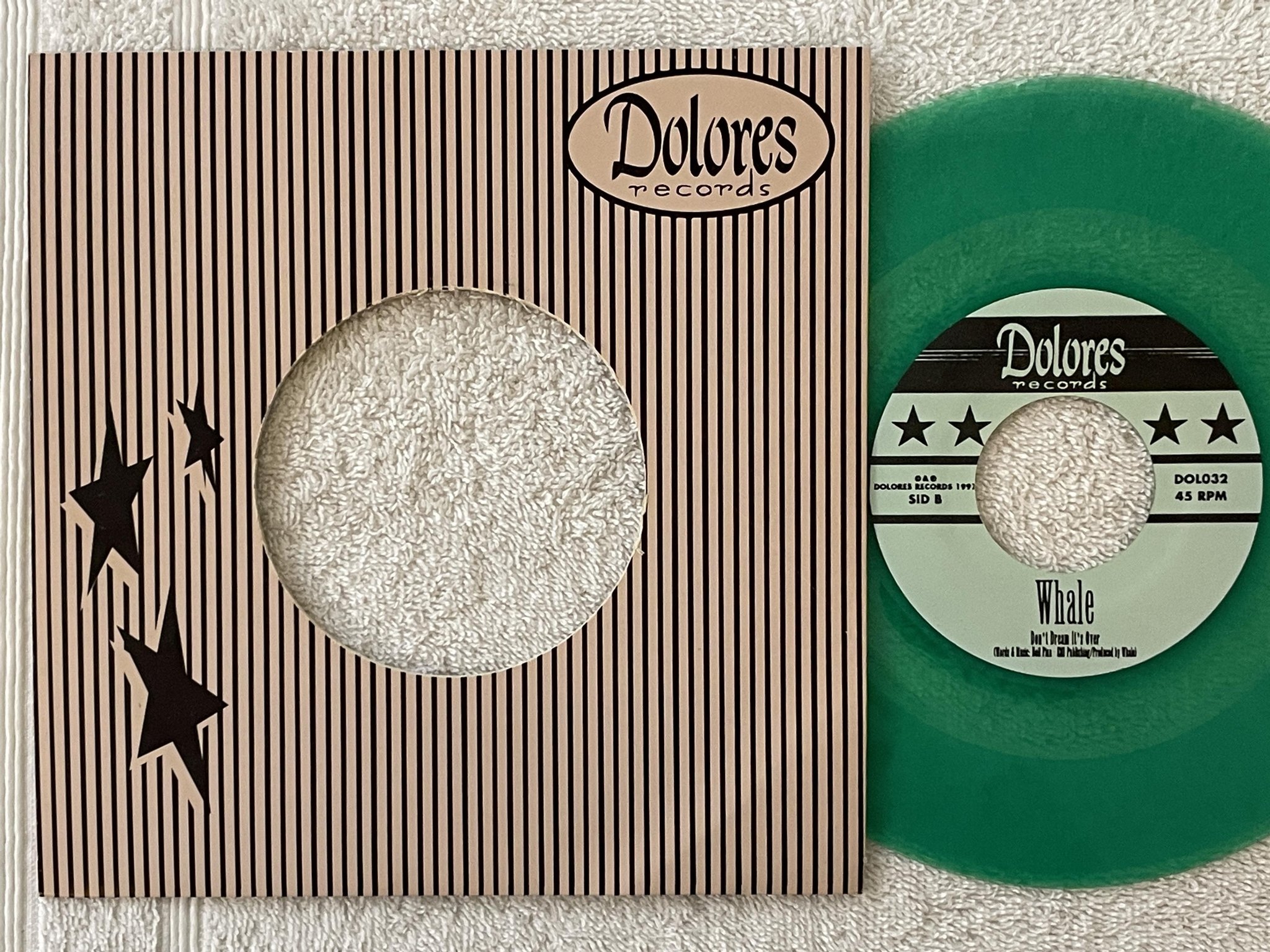 Omslagsbild för skivan WHALE Heavy Stick 7"single -97 Swe DOLORES DOL 032