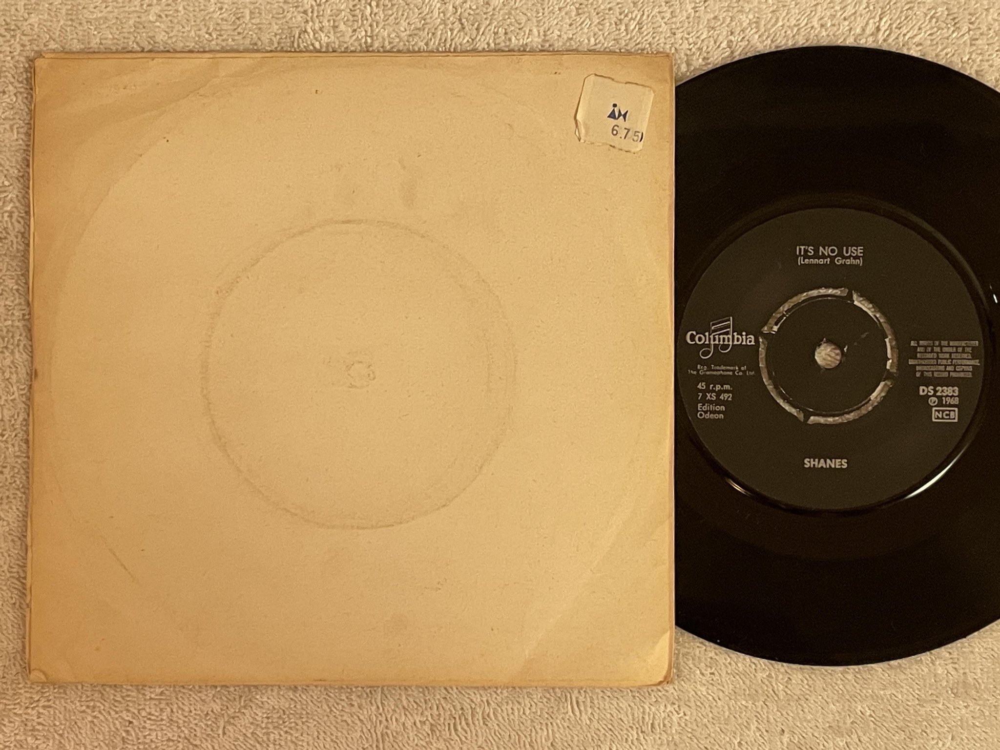 Omslagsbild för skivan SHANES Faces, Faces  7"ep -68 Swe COLUMBIA DS 2383