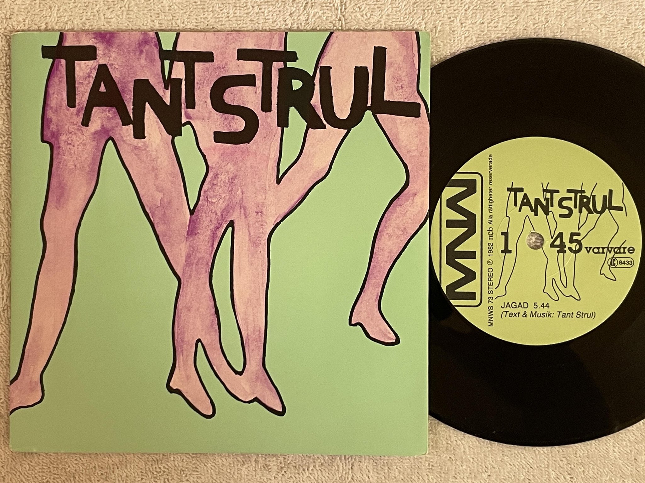 Omslagsbild för skivan TANT STRUL jagad 7"single -82 Swe MNWS 73
