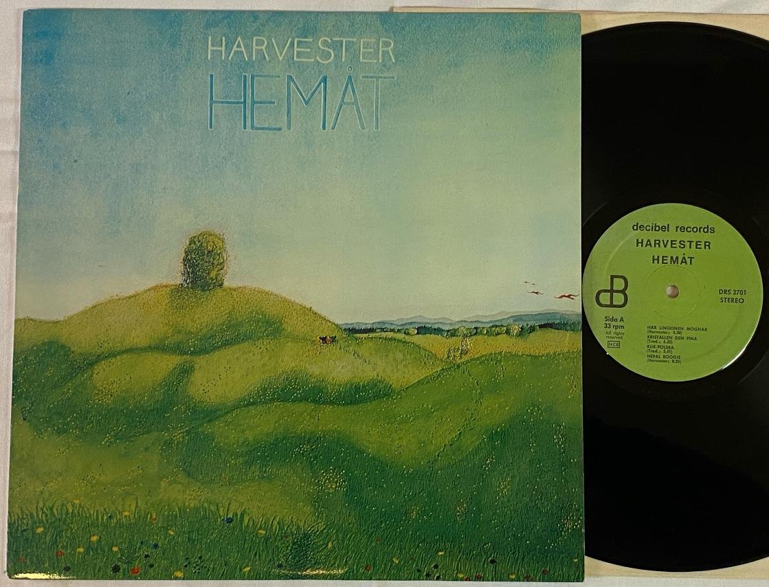 Omslagsbild för skivan HARVESTER hemåt LP -69 Swe DECIBEL DRS 3701 ** RARE **