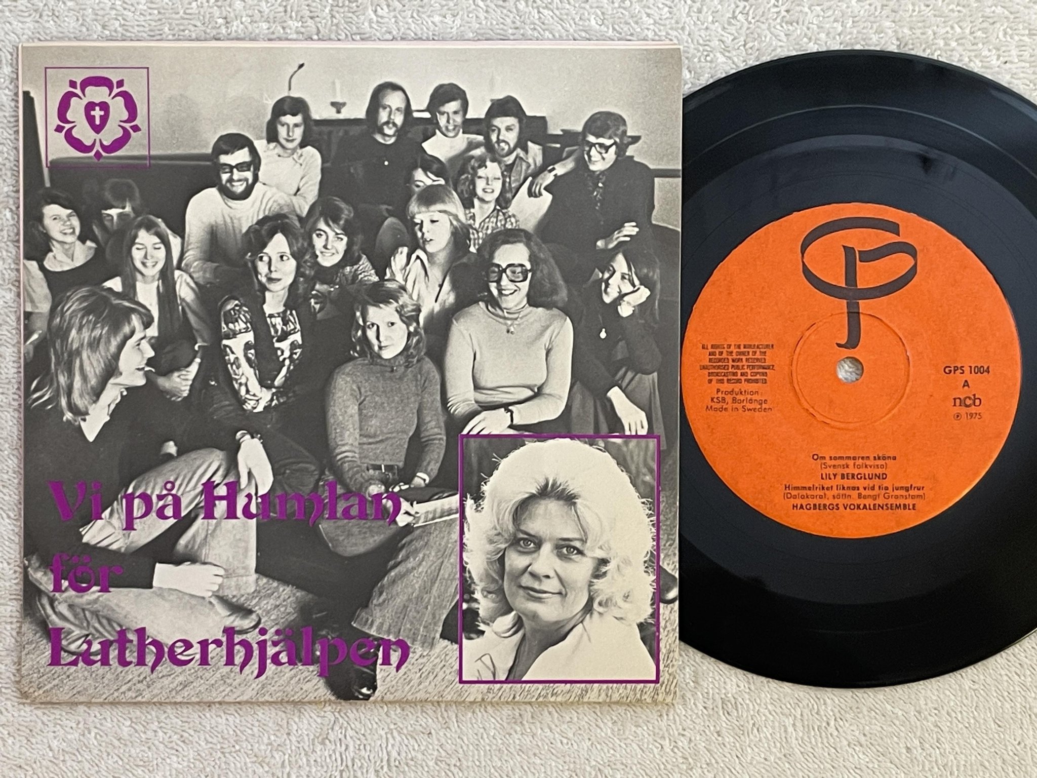 Omslagsbild för skivan HUMLANS FUNKYKAPELL tågung 7" -75 rare swedish funkiness FRÄLST! 