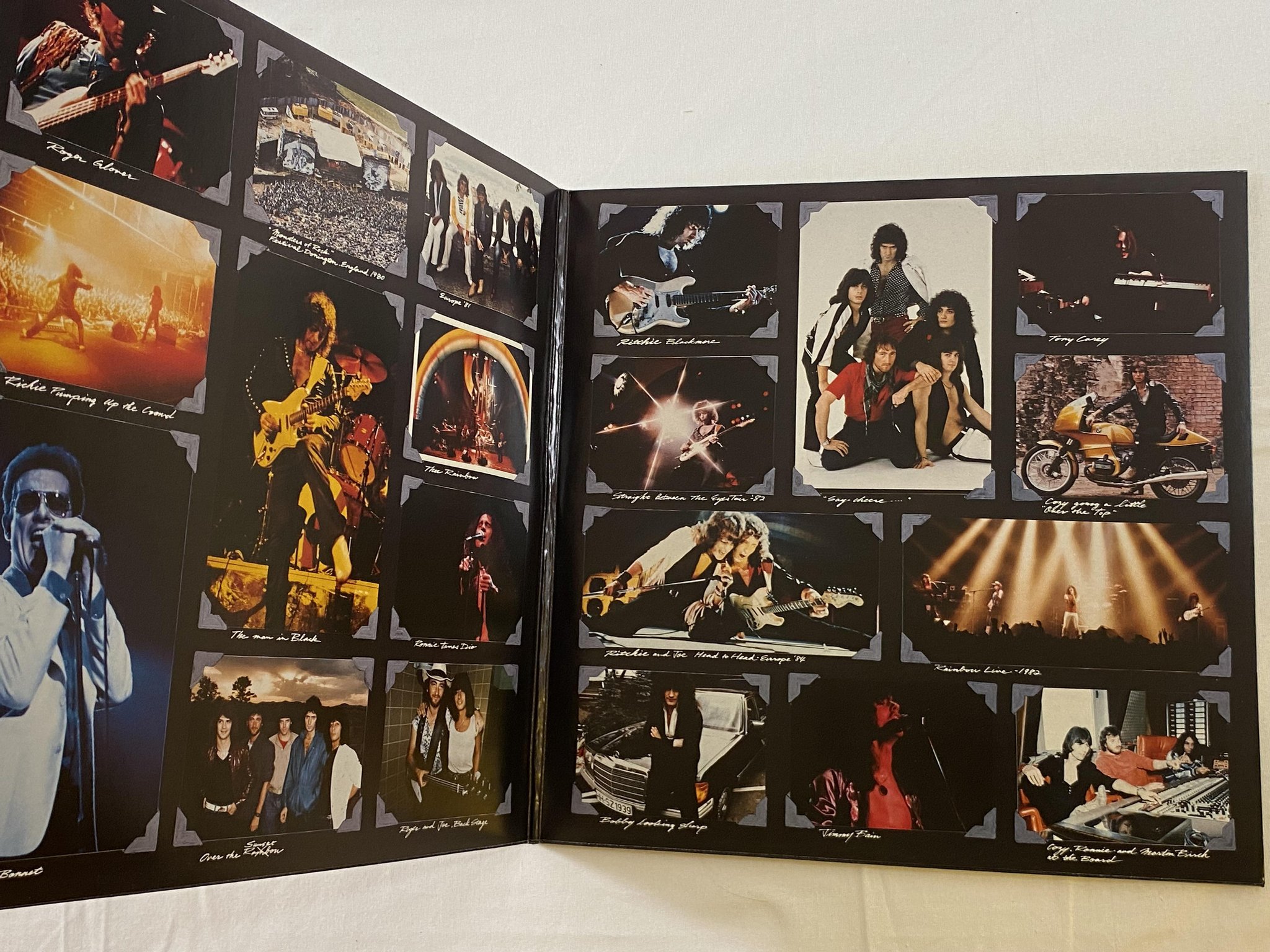 Omslagsbild för skivan RAINBOW finyl vinyl 2xLP -86 Ger POLYDOR 827 989-1